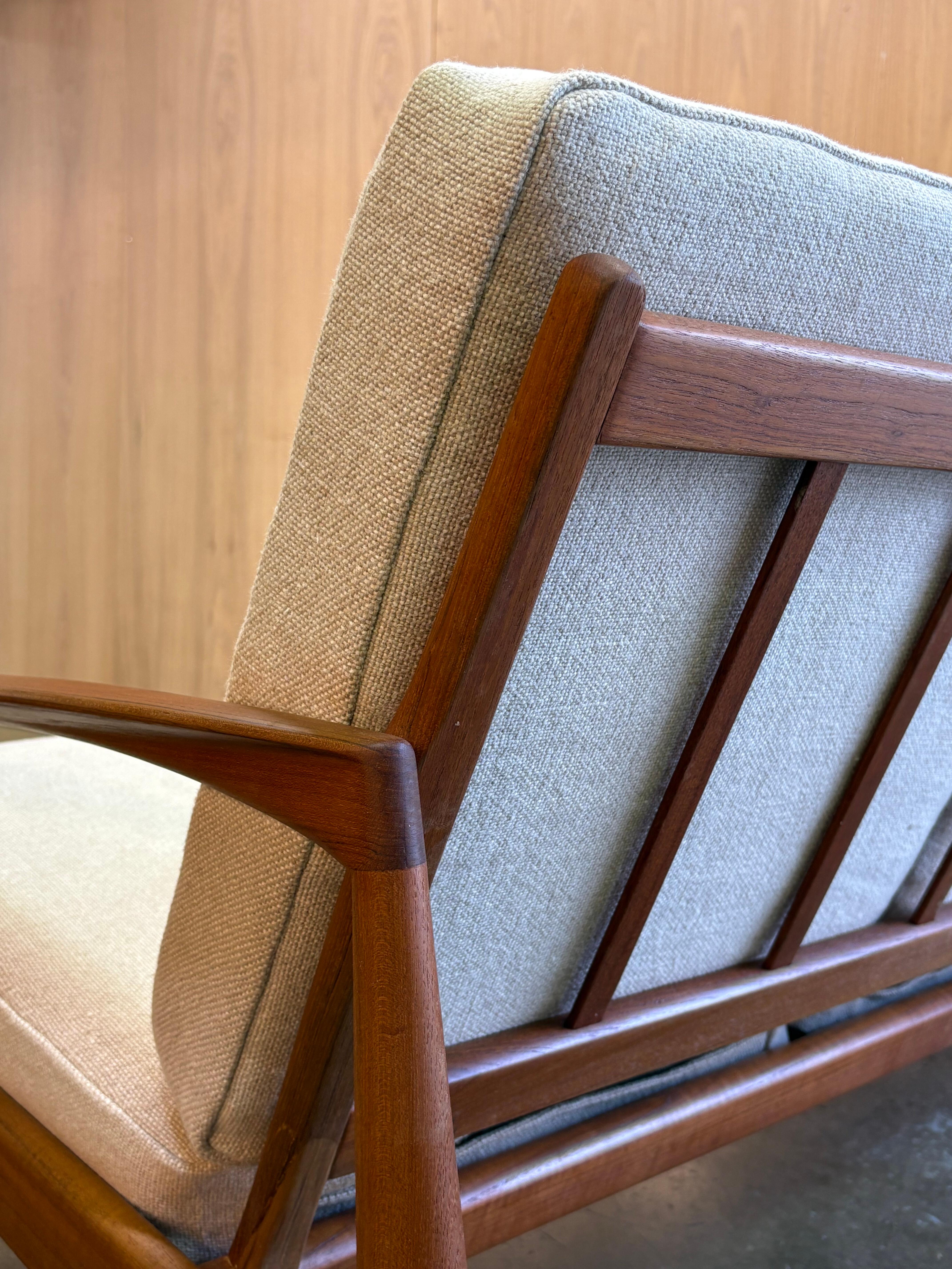 Divano in teak danese del 1960 