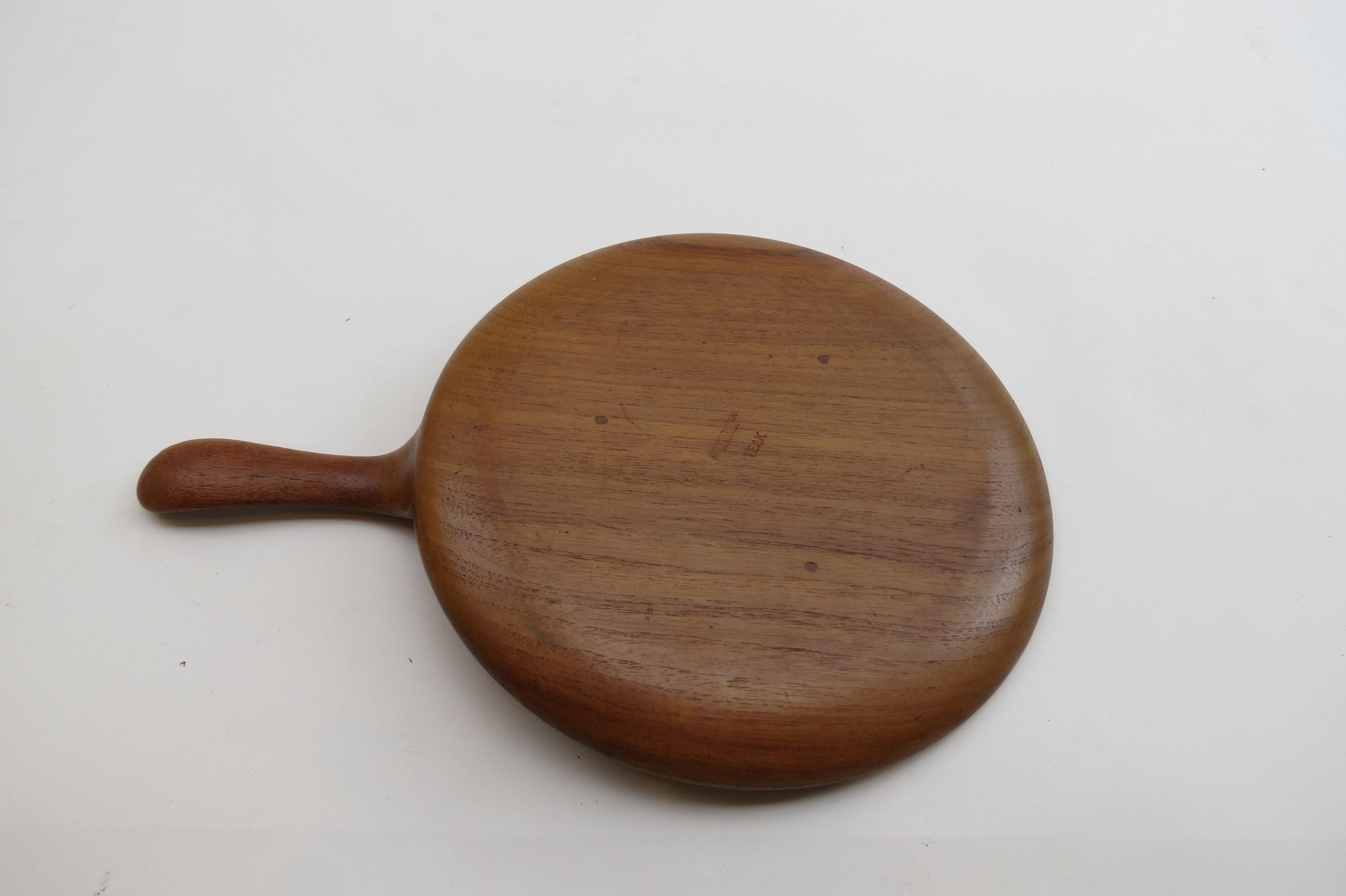 1960s Danish Teak Serving Tray by Kay Bojesen In Good Condition In Stow on the Wold, GB