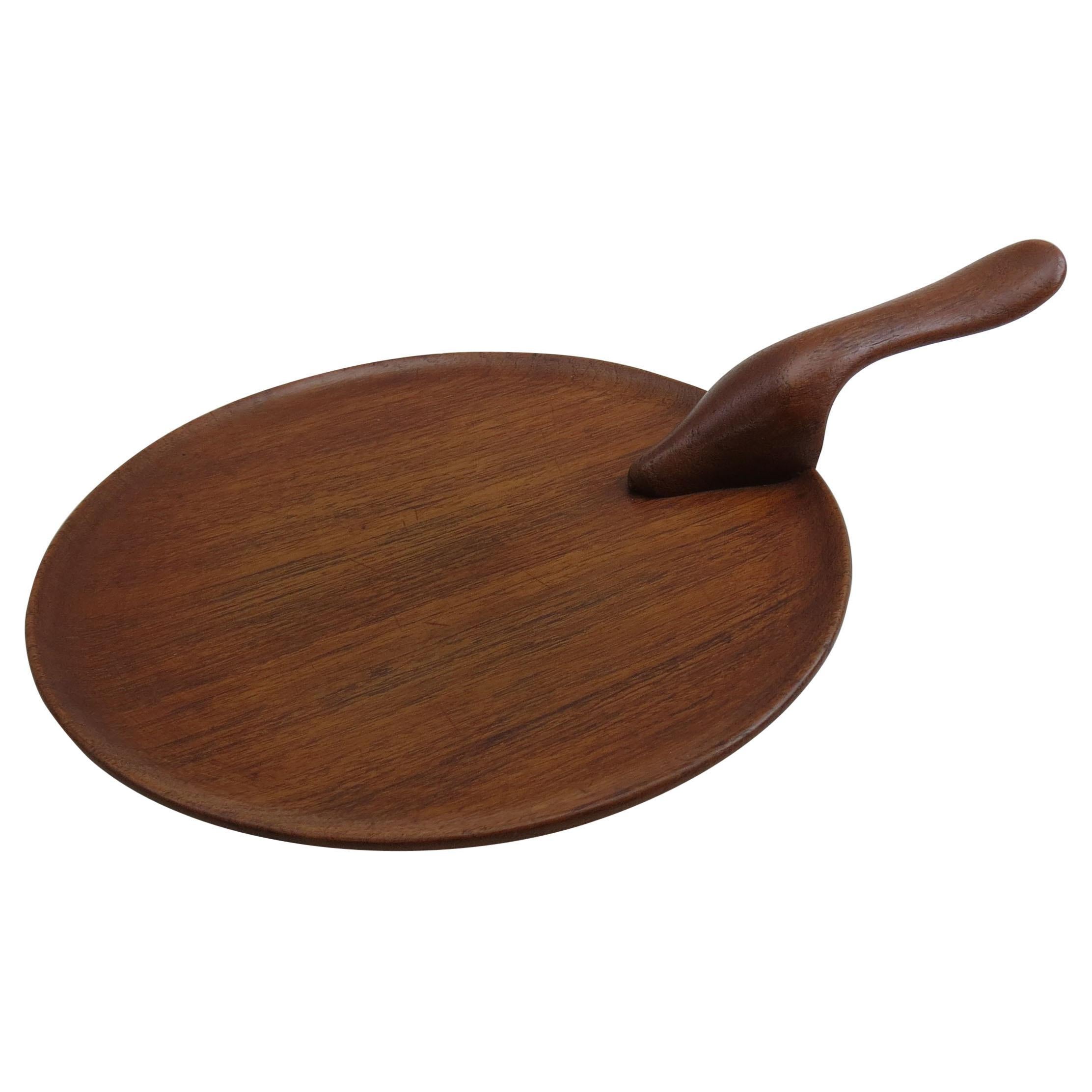 1960s Danish Teak Serving Tray Platter by Kay Bojesen