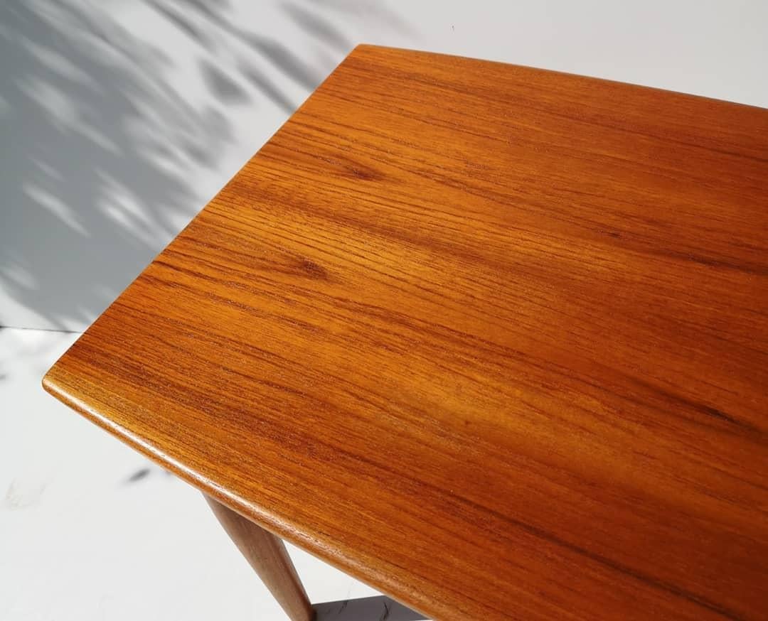 Scandinavian Modern 1960s Danish Teak Side or End or Coffee Table by Grete Jalk