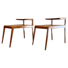 1960s Danish Teak Side  End Tables by Kurt Ostervig