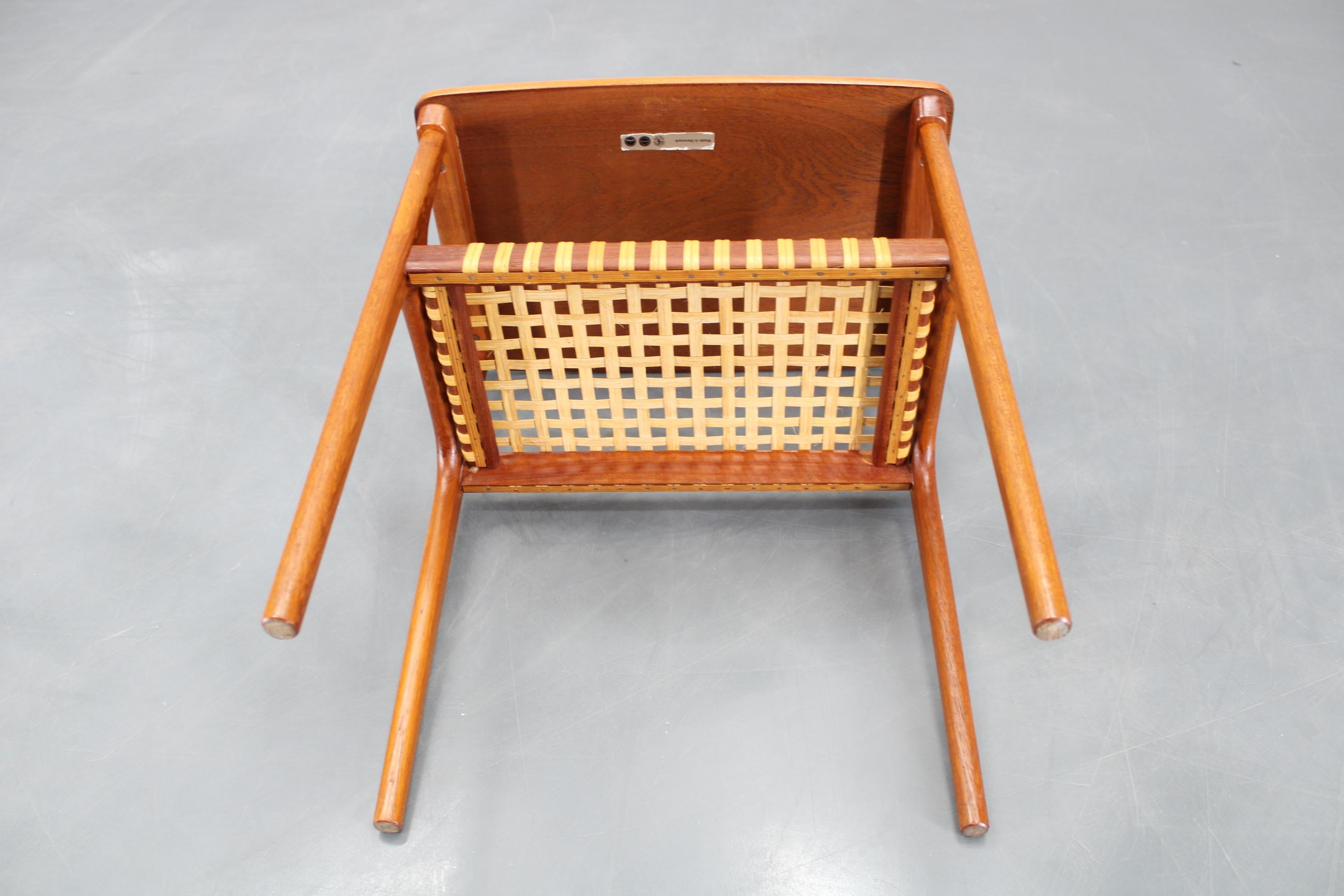 20th Century 1960s Danish Teak Side Table by Heltborg Mobler For Sale