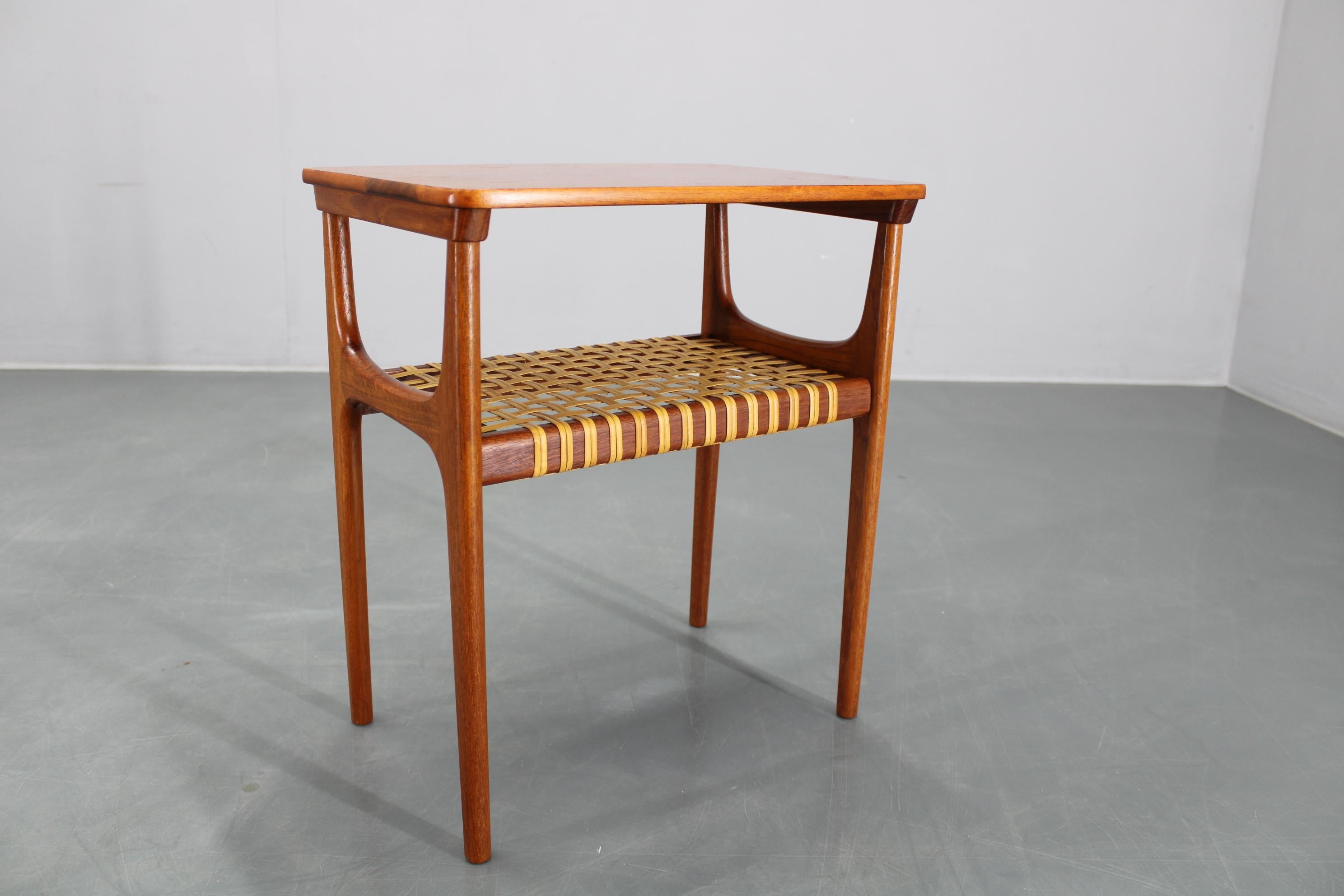 1960s Danish Teak Side Table by Heltborg Mobler For Sale 1