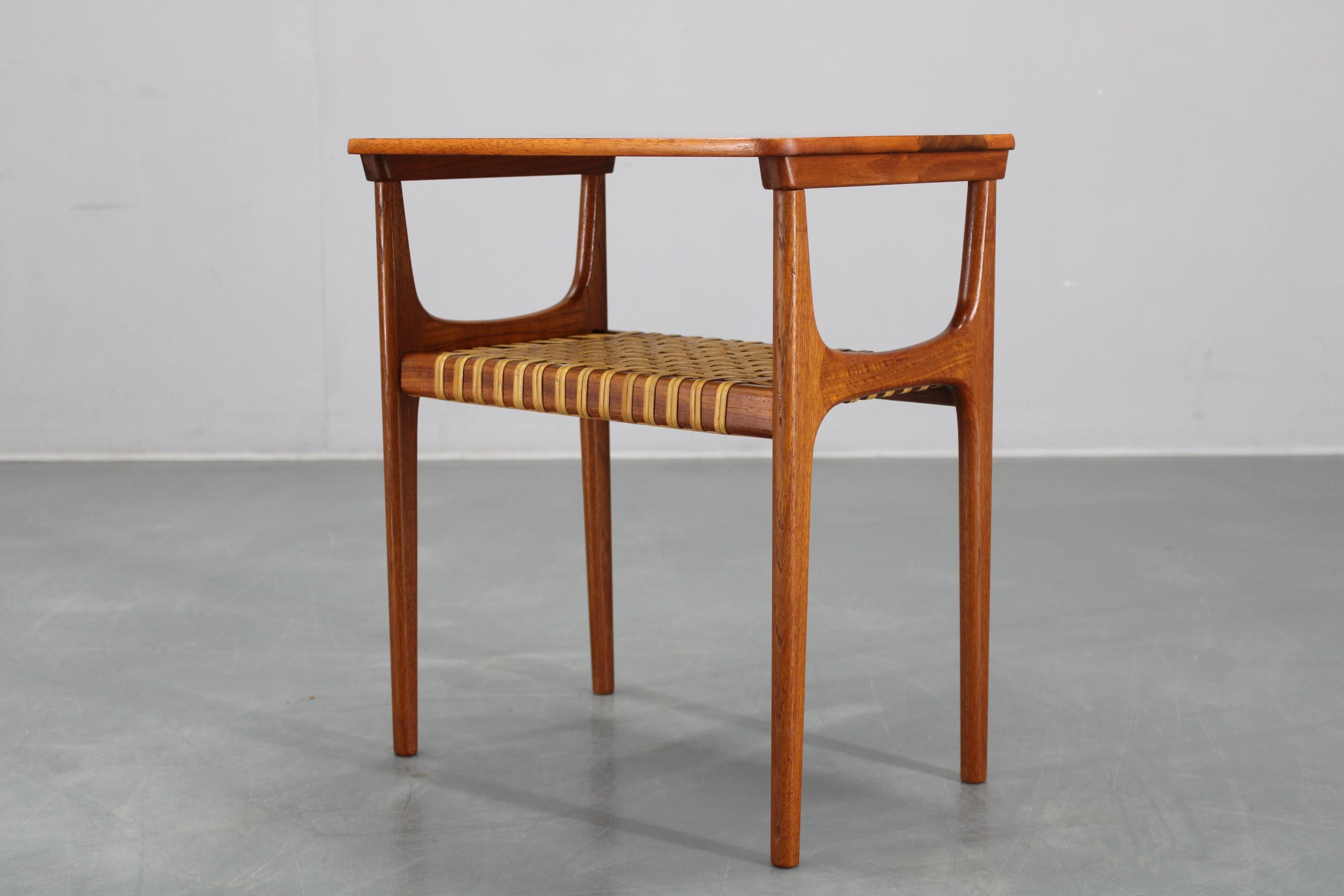 1960s Danish Teak Side Table by Heltborg Mobler For Sale 3