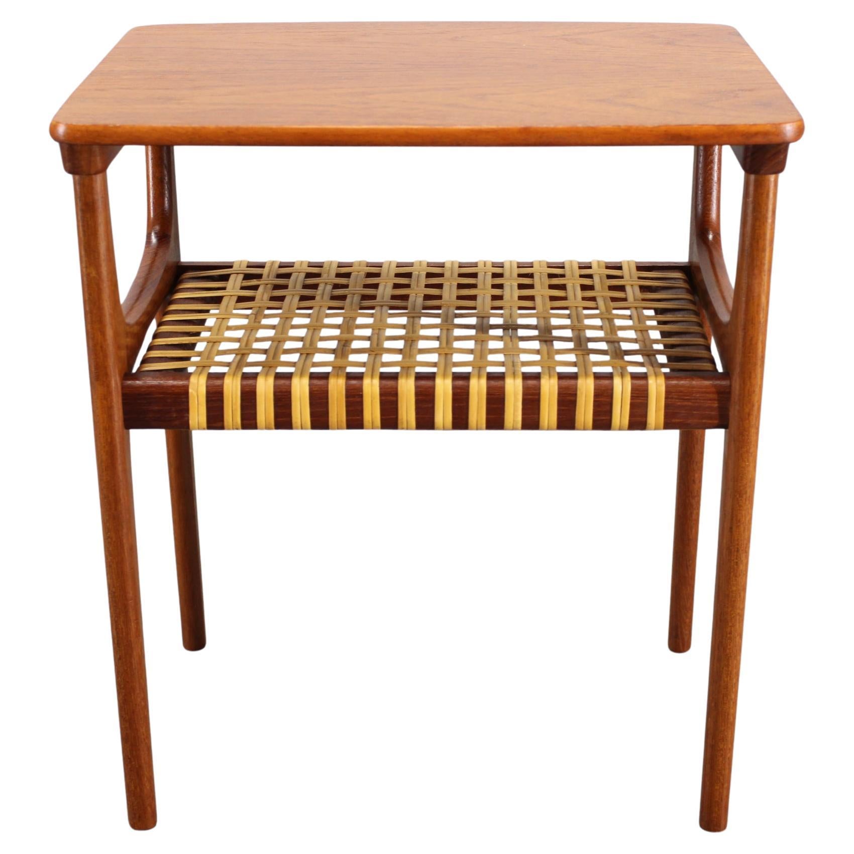 1960s Danish Teak Side Table by Heltborg Mobler For Sale