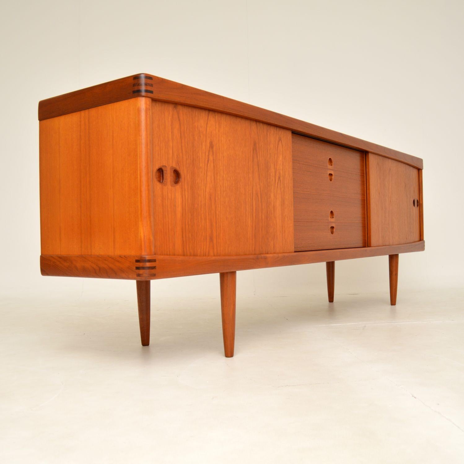 Mid-Century Modern 1960's Danish Teak Sideboard by H.W Klein for Bramin