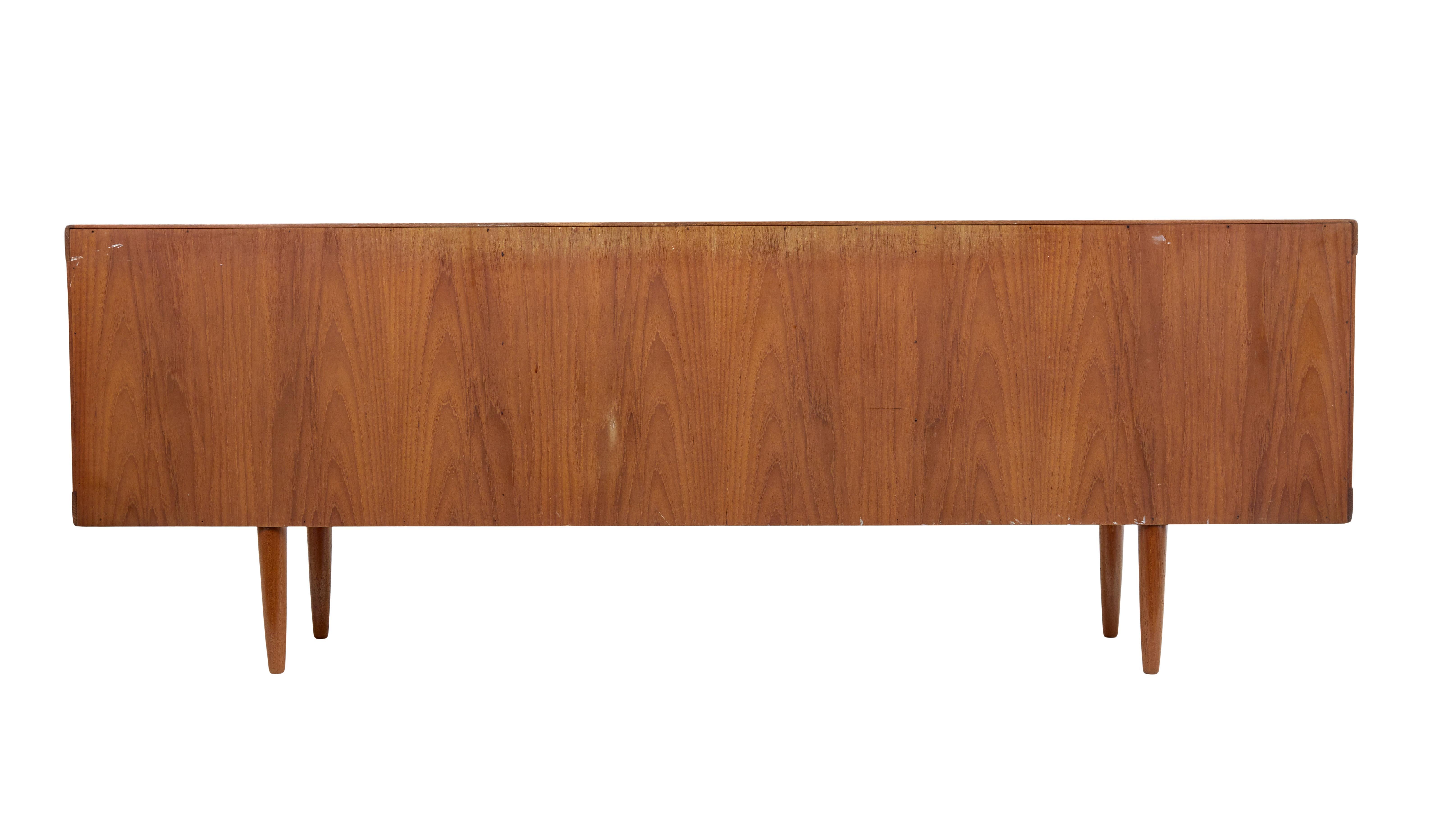 20th Century 1960’s Danish teak sideboard by H.W.Klein for Bramin For Sale