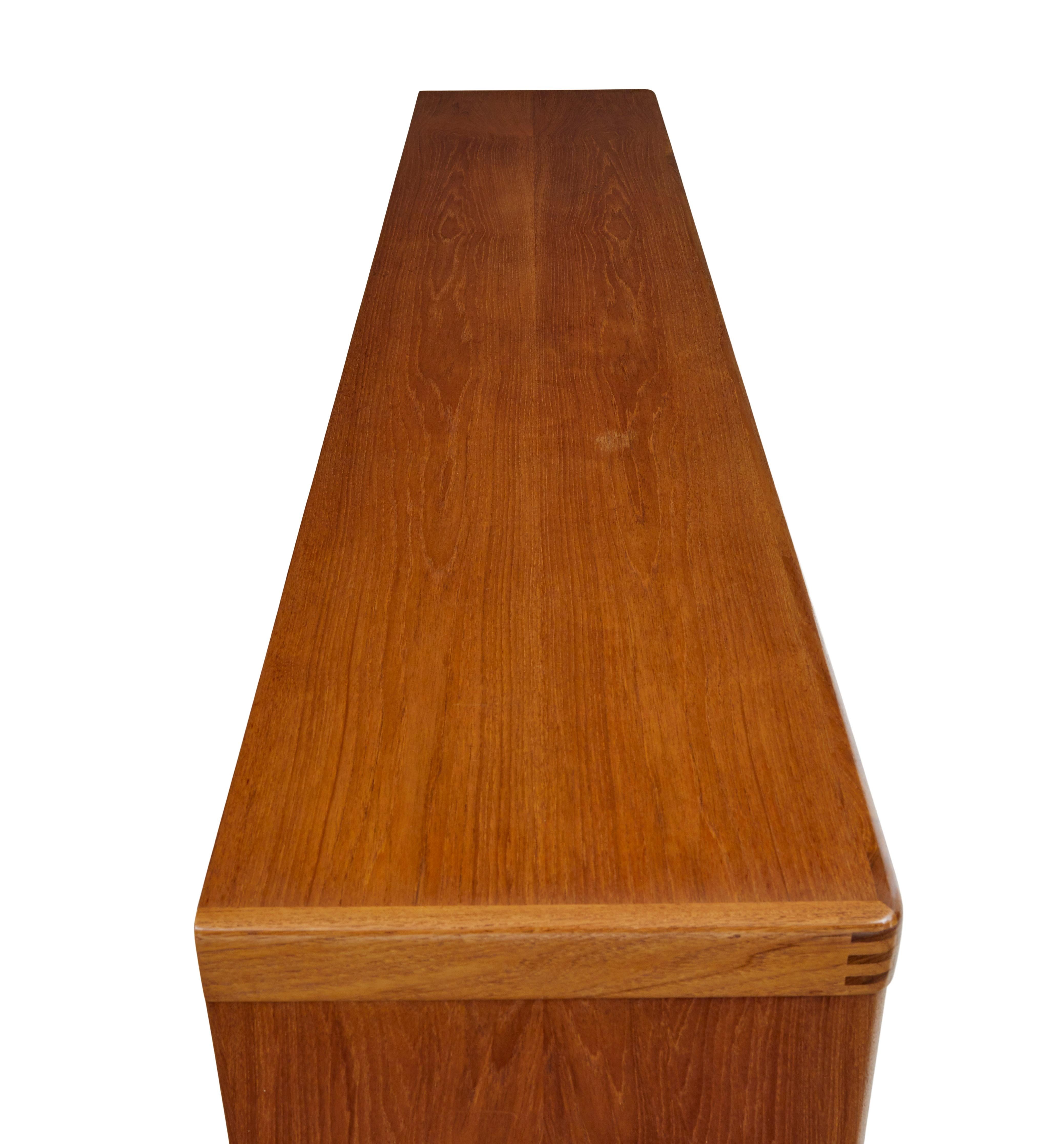 1960’s Danish teak sideboard by H.W.Klein for Bramin For Sale 1
