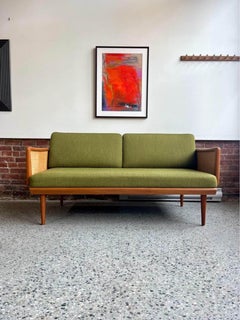 1960er Jahre Dänisches Teakholzsofa Daybed von Peter Hvidt und Orla Mølgaard-Nielsen