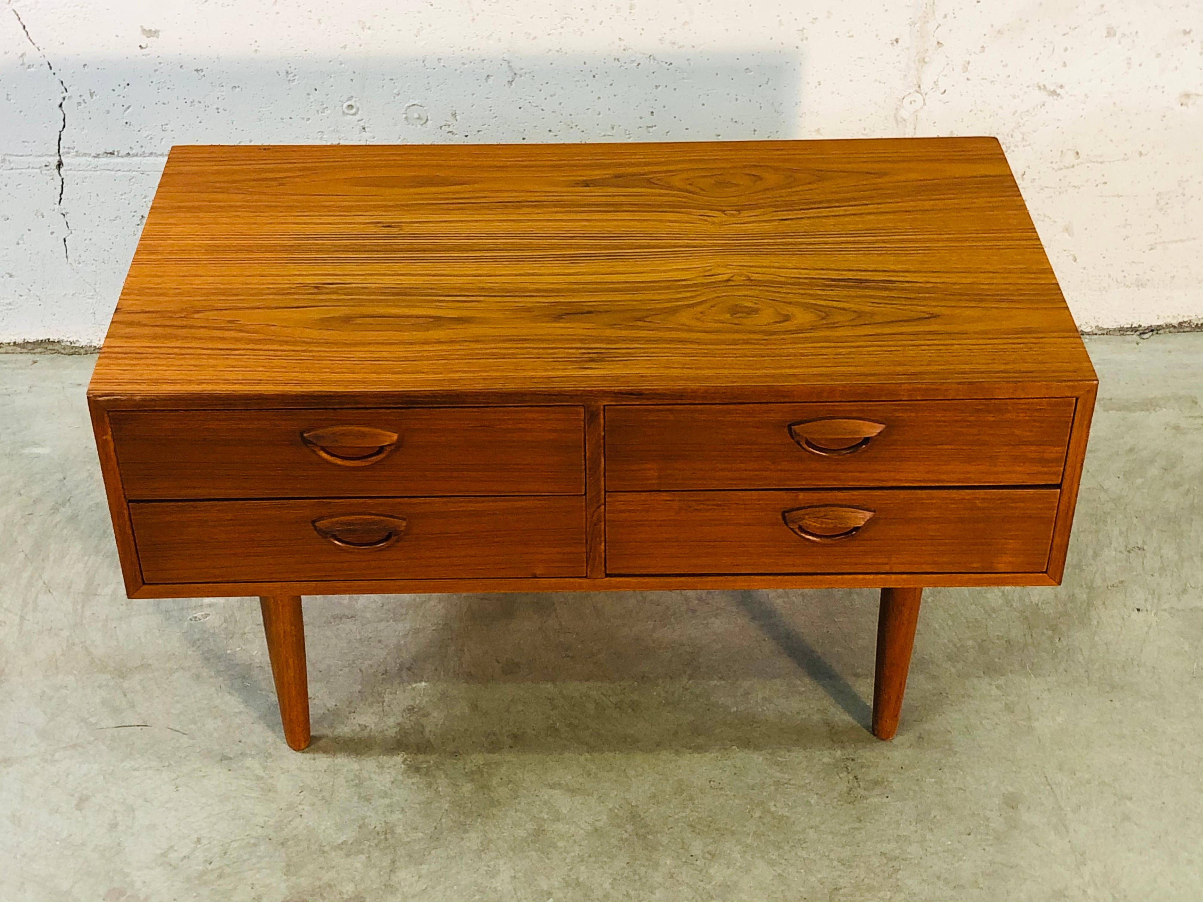 Scandinavian Modern 1960s Danish Teak Storage Cabinet For Sale