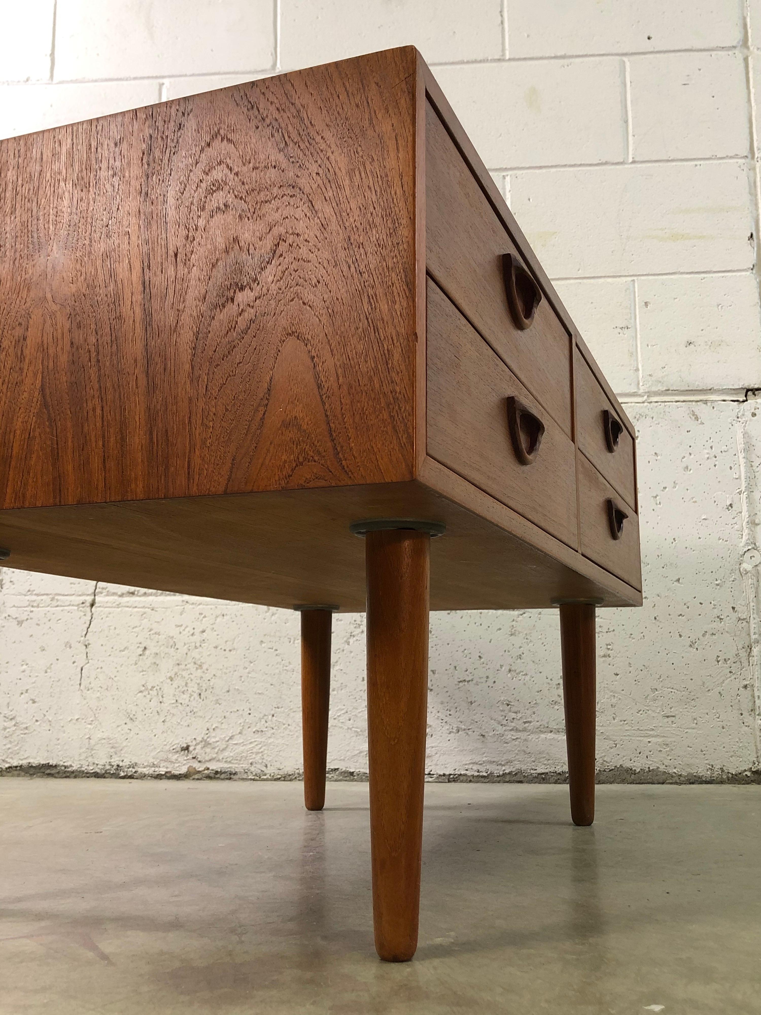 1960s Danish Teak Storage Cabinet For Sale 2