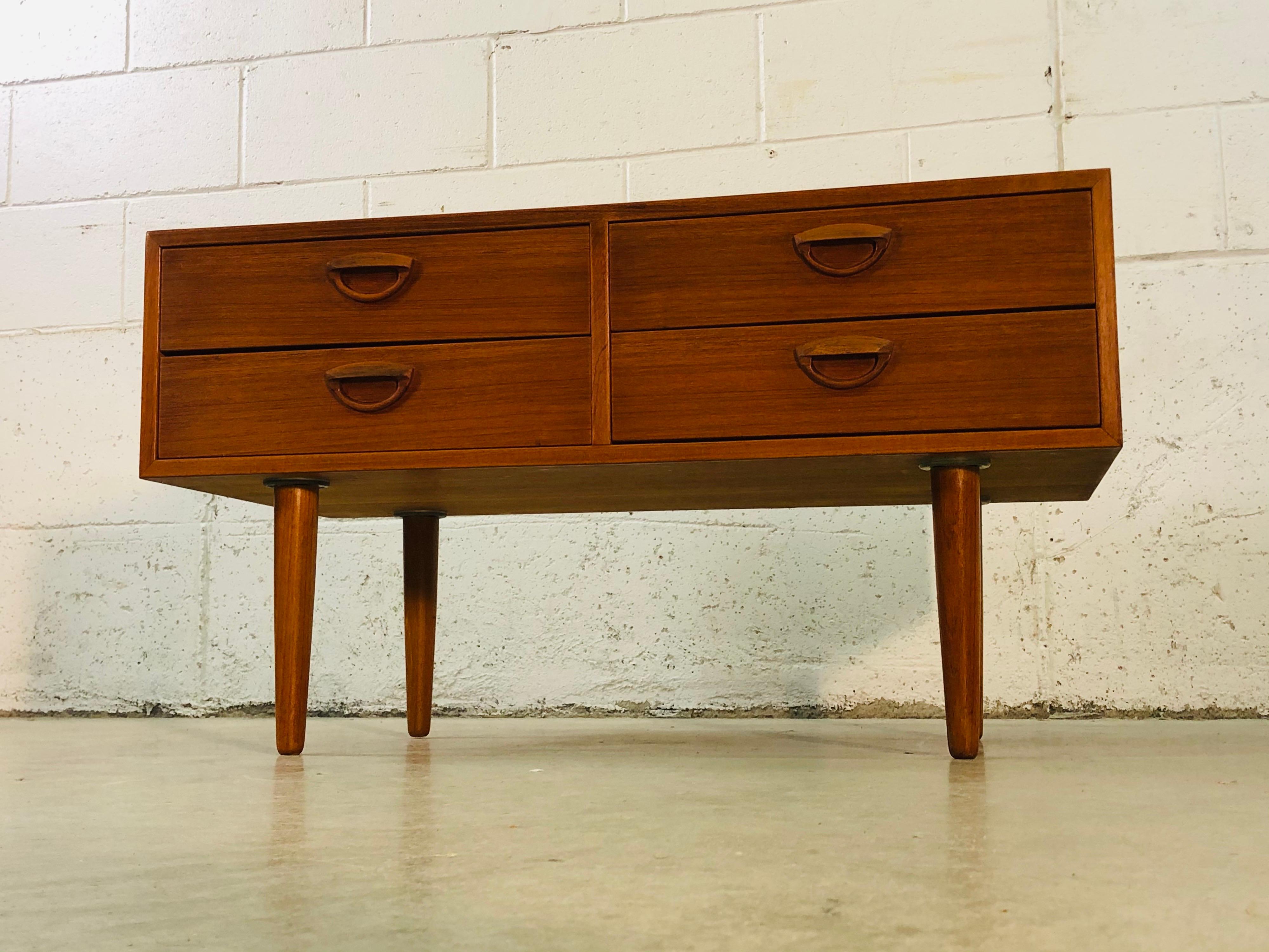 1960s Danish Teak Storage Cabinet For Sale 4
