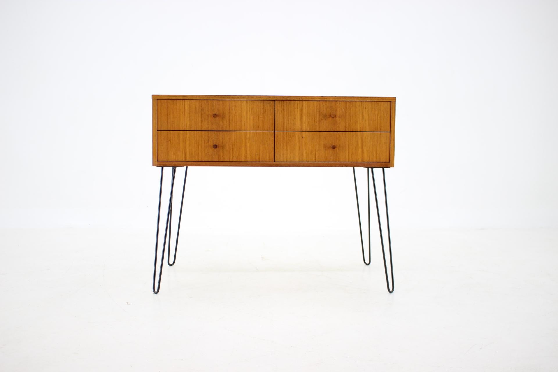 Mid-Century Modern 1960s Danish Teak Upcycled Cabinet For Sale