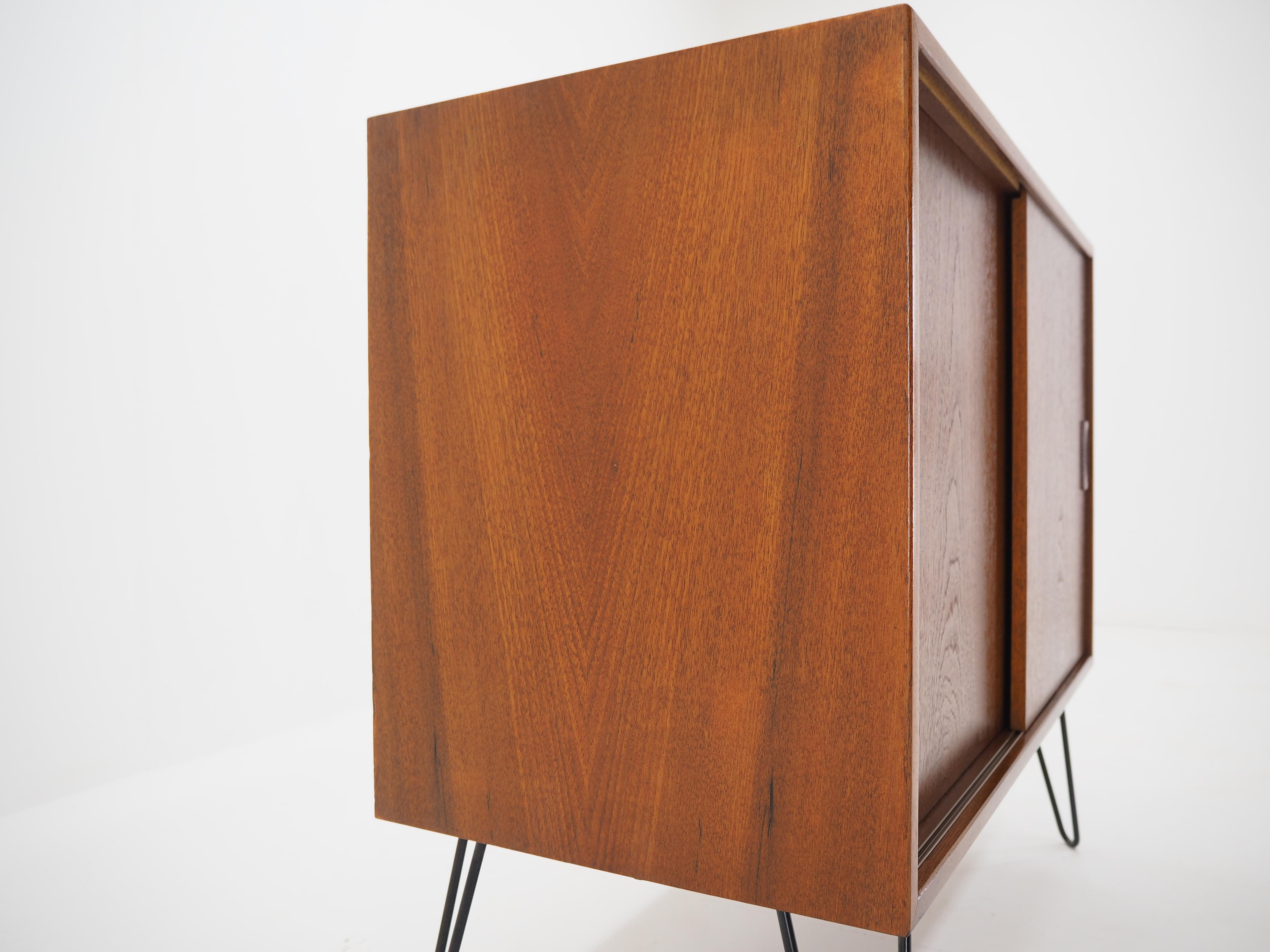 European 1960s Danish Teak Upcycled Cabinet For Sale