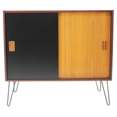 Used 1960s Danish Teak Upcycled Cabinet
