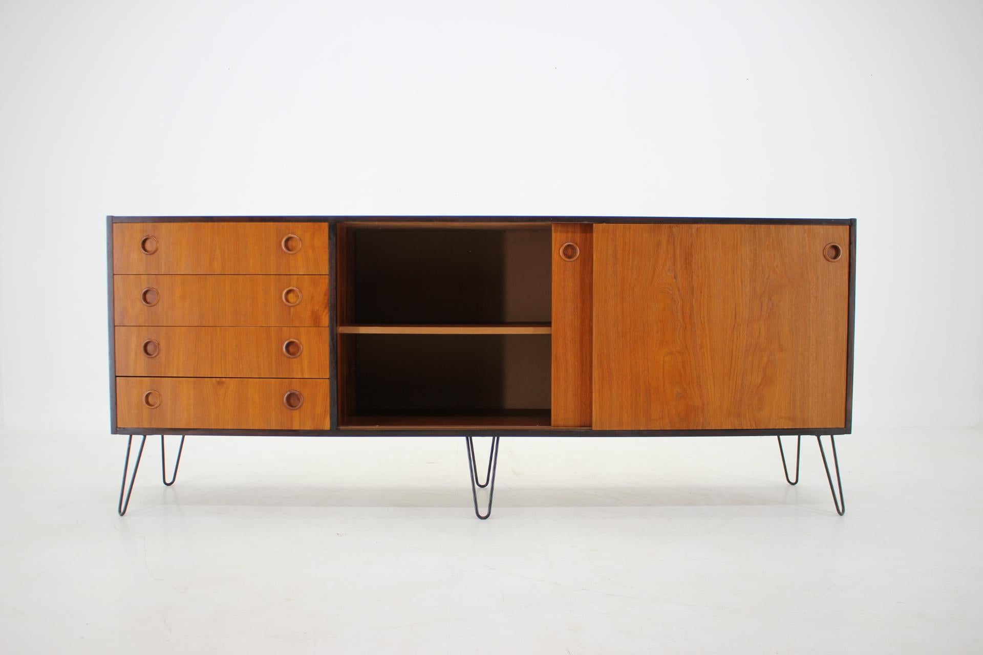 1960s Danish Teak Upcycled Sideboard In Good Condition In Praha, CZ