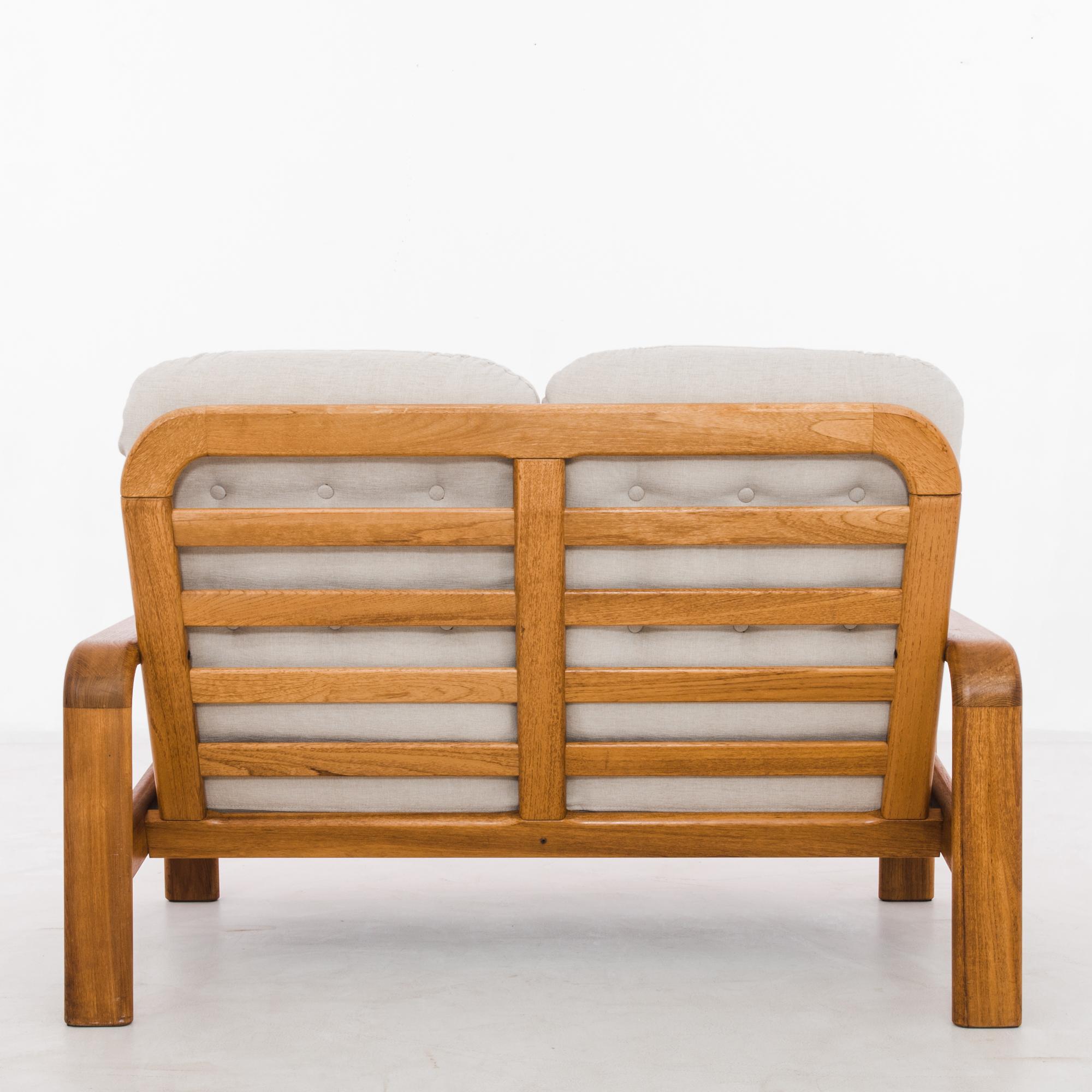 20th Century 1960s Danish Teak Upholstered Sofa