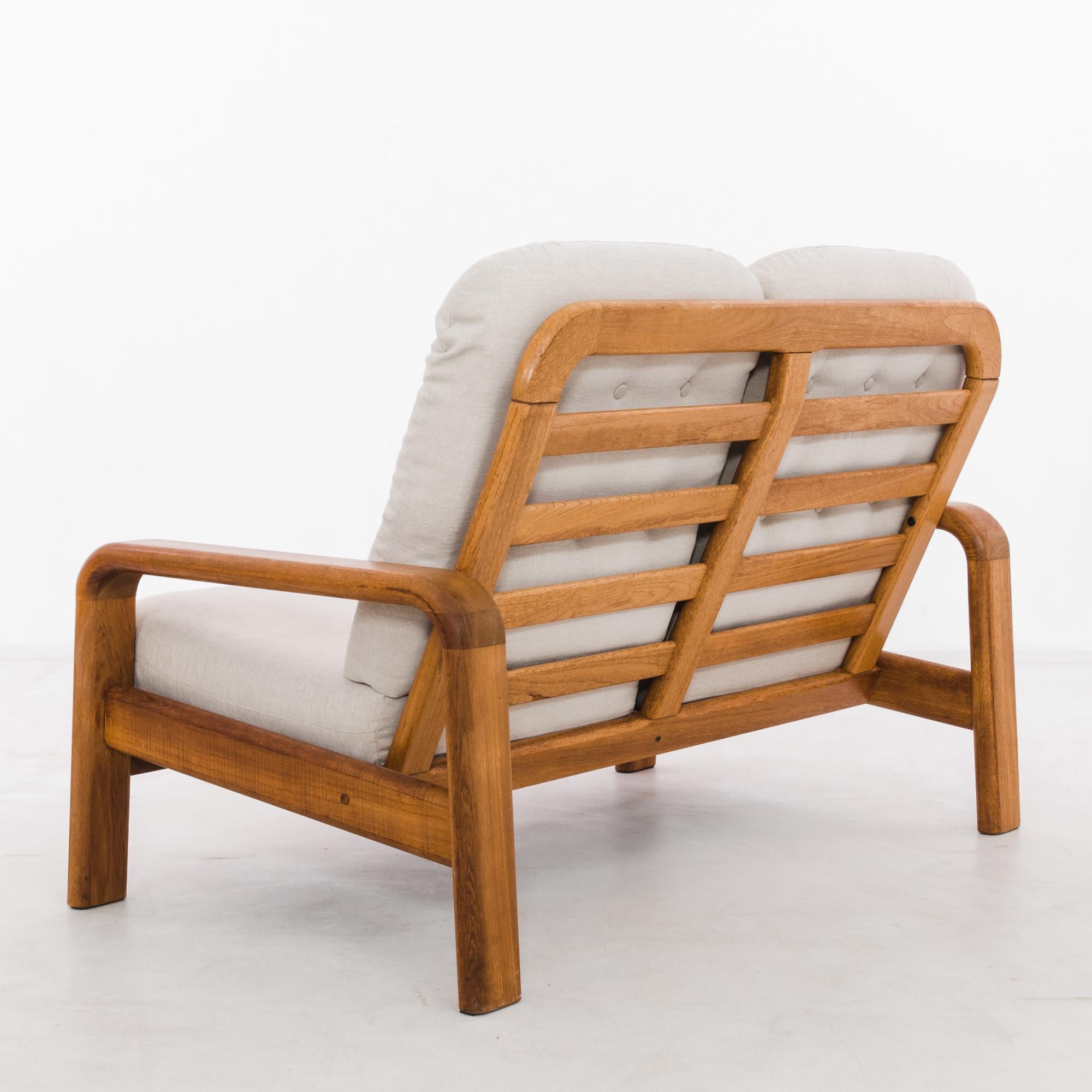 Upholstery 1960s Danish Teak Upholstered Sofa