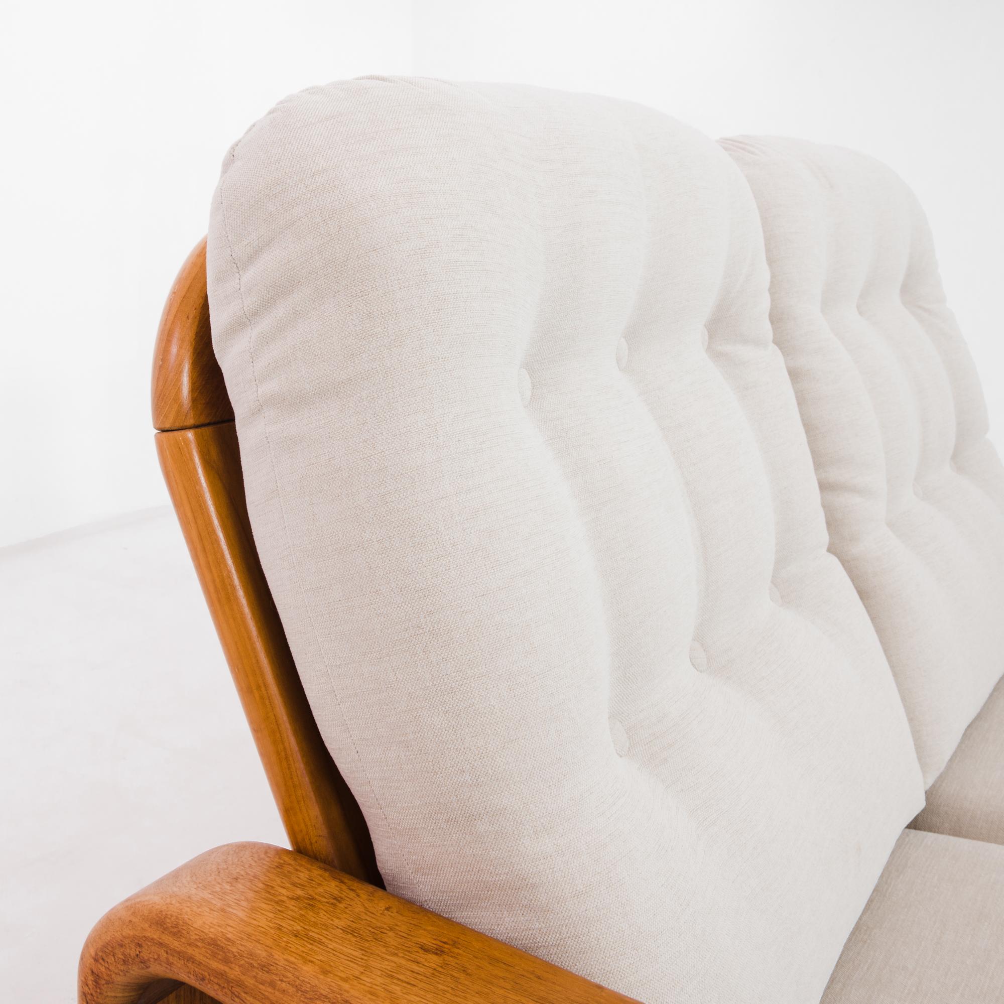 1960s Danish Teak Upholstered Sofa 3