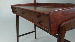 1960s Danish Teak Vanity Table, Dressing Table by Svend Aage Madsen