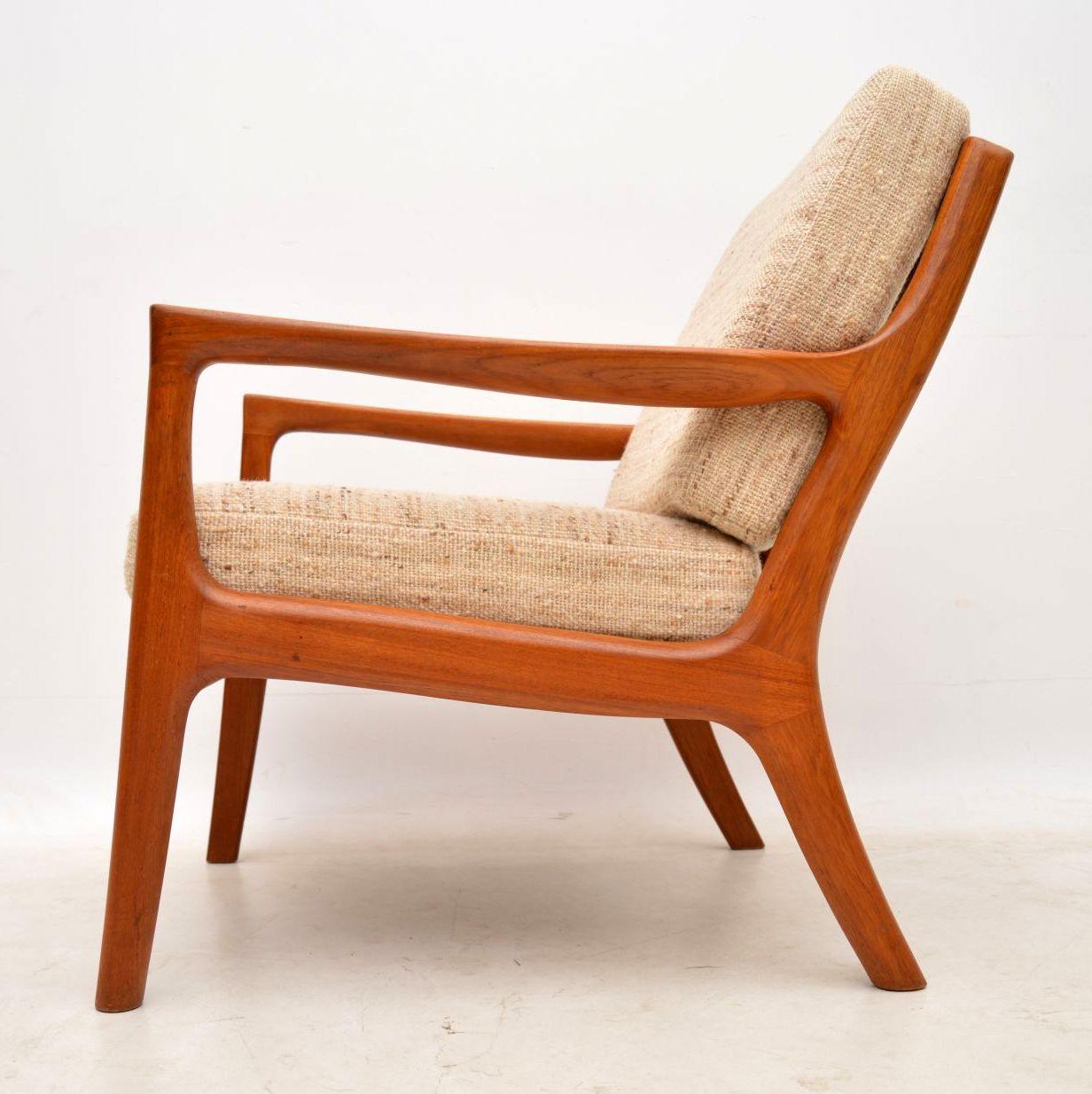 1960s Danish Teak Vintage Armchair In Excellent Condition In London, GB