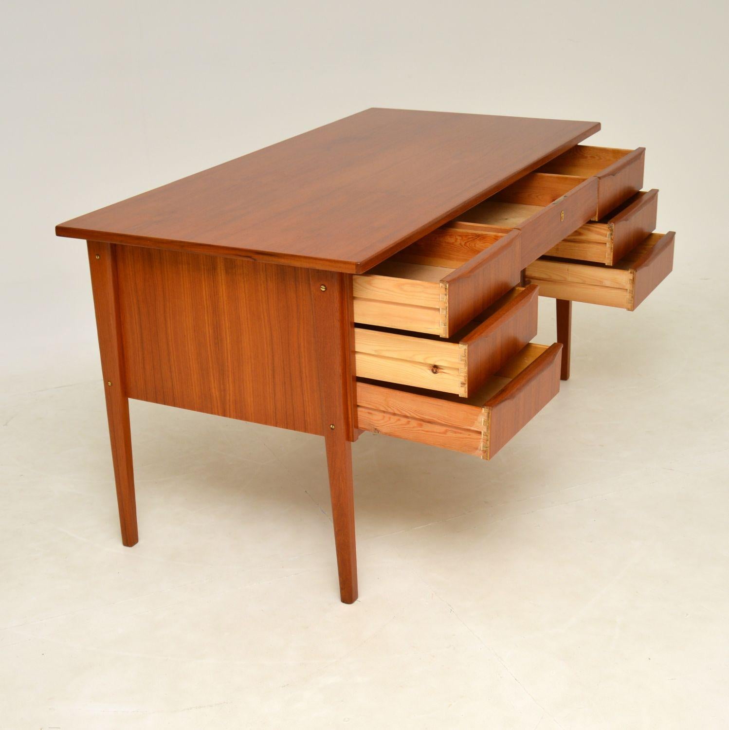 1960’s Danish Teak Vintage Desk 5