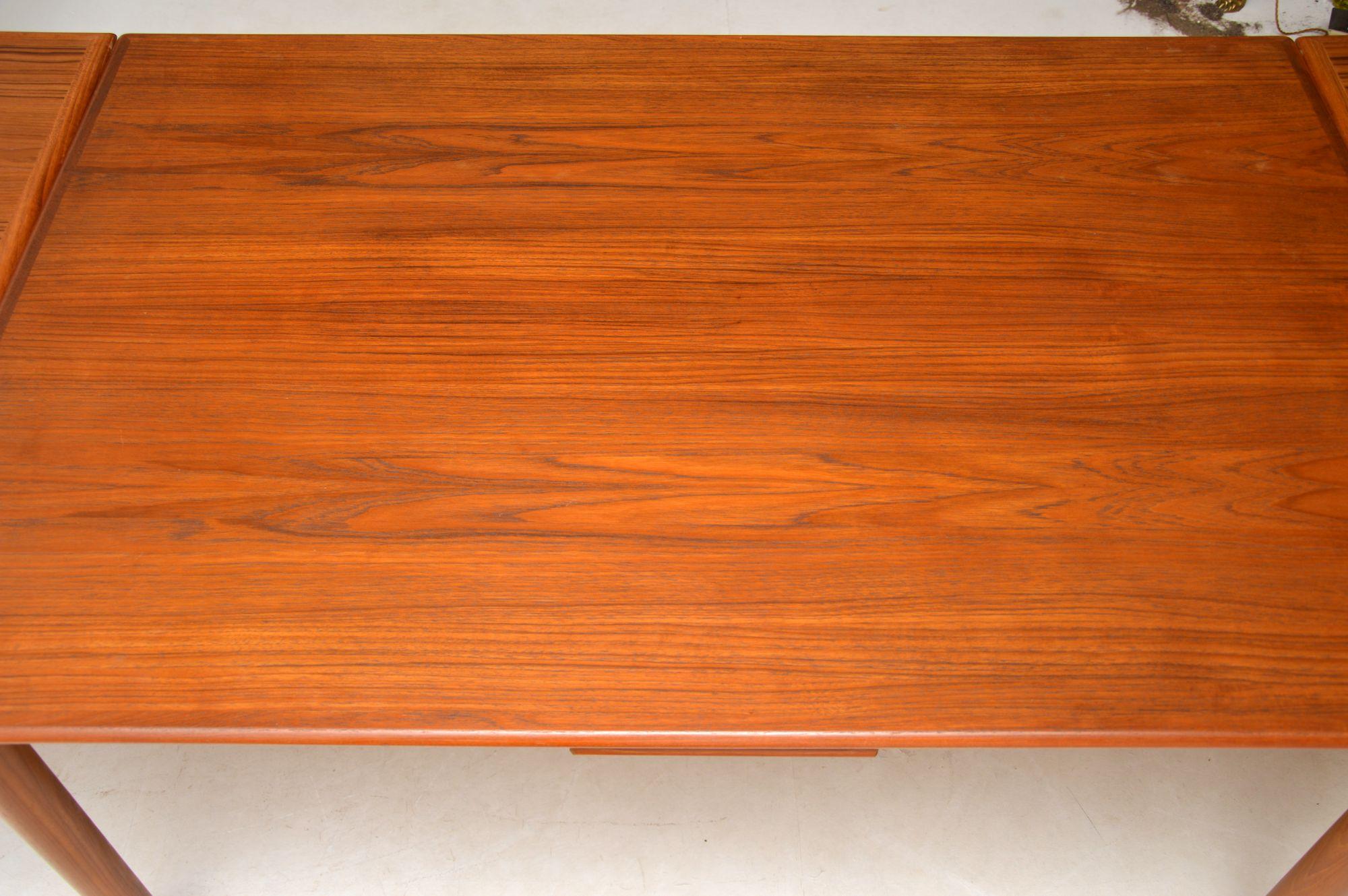 1960s Danish Teak Vintage Dining Table 1