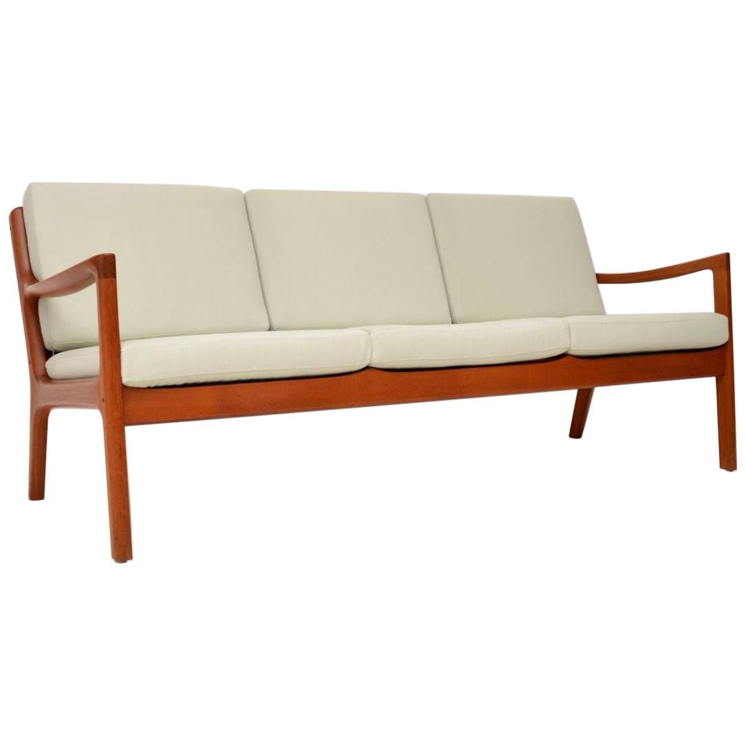 1960s Danish Teak Vintage Senator Sofa by Ole Wanscher