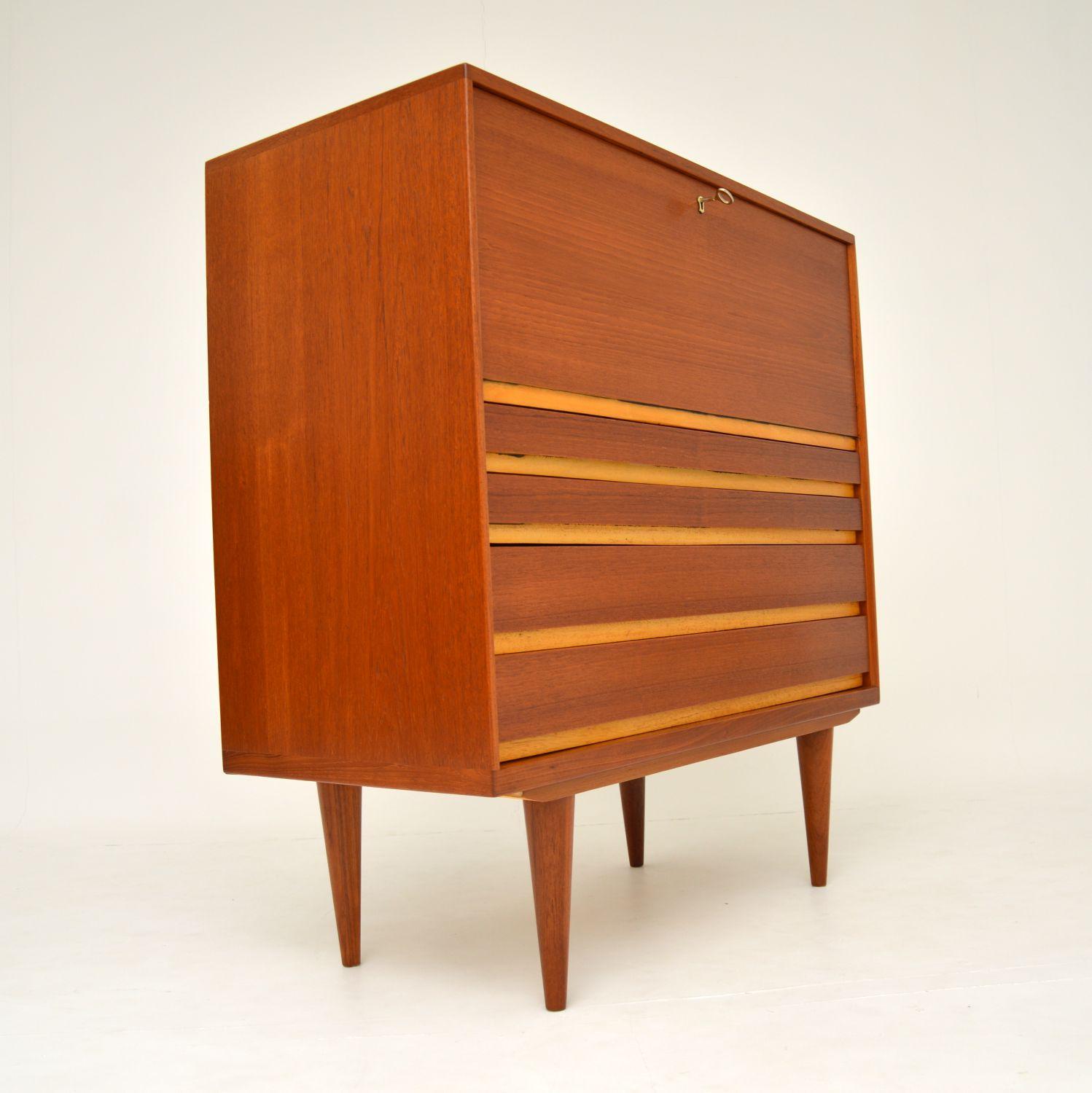 1960’s Danish Teak Vintage Writing Bureau 5