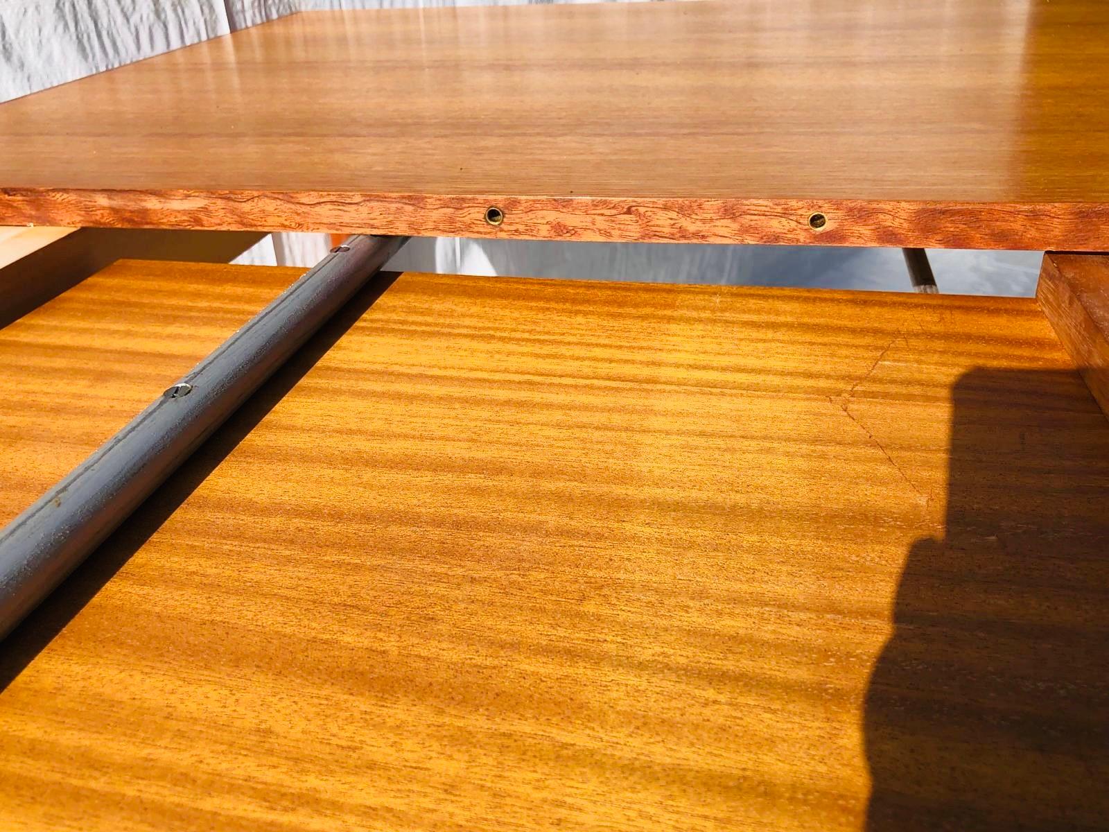 1960s Danish Teak Willy Sigh 'Tree Leg' Dining Table Model 180 by H Sigh & Søn  For Sale 3