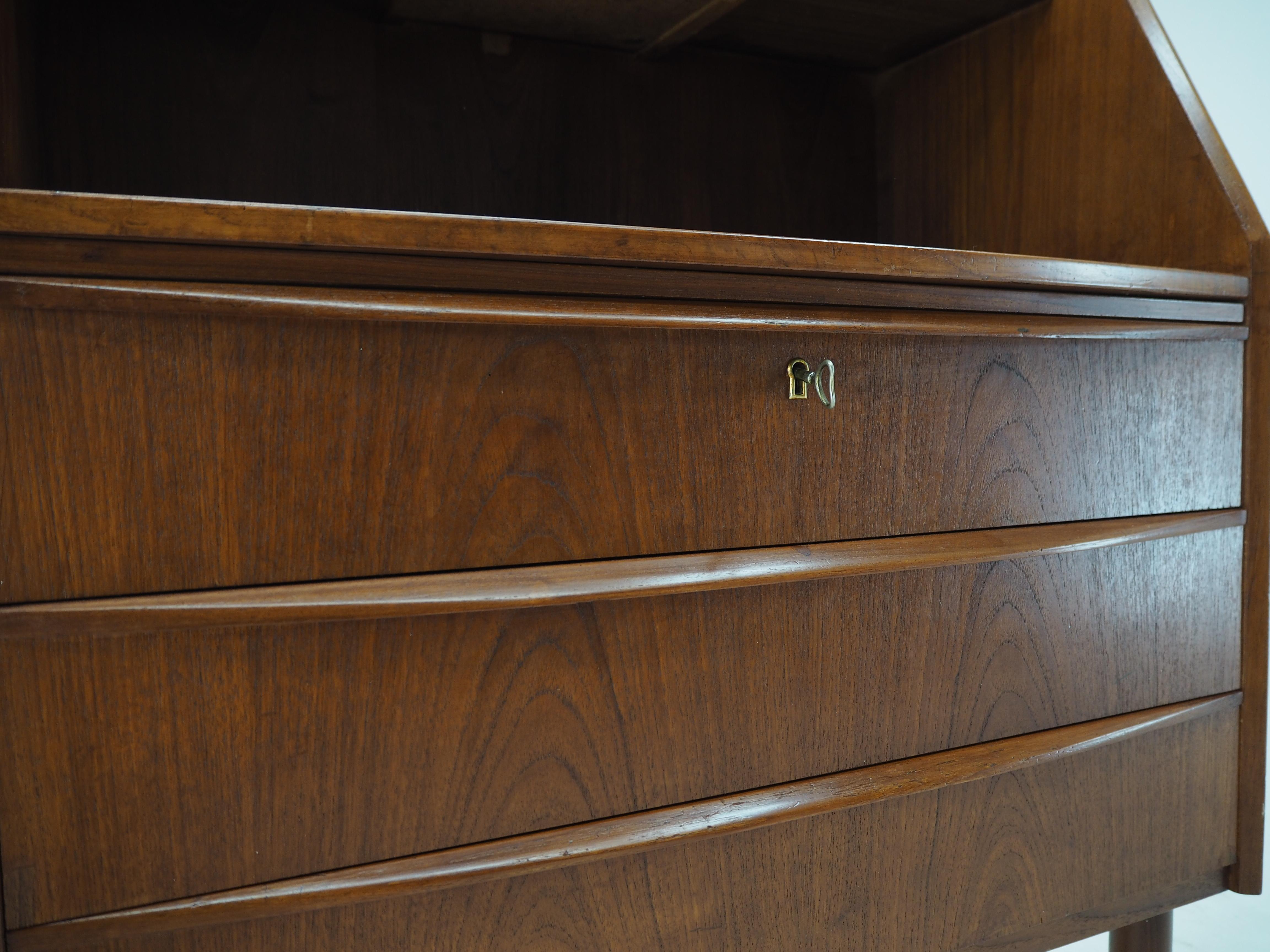 1960s Danish Teak Writing Cabinet 7