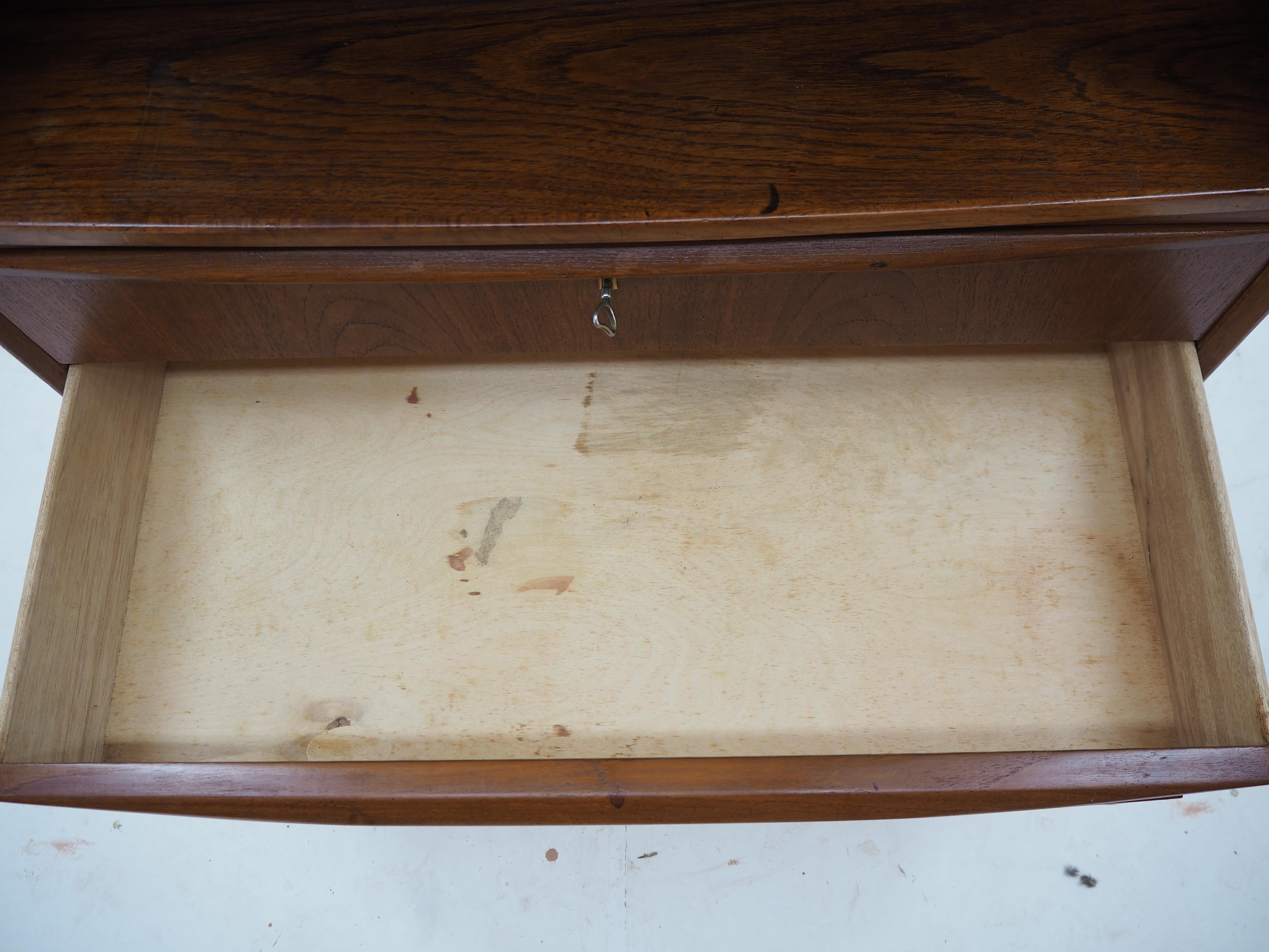 1960s Danish Teak Writing Cabinet 4