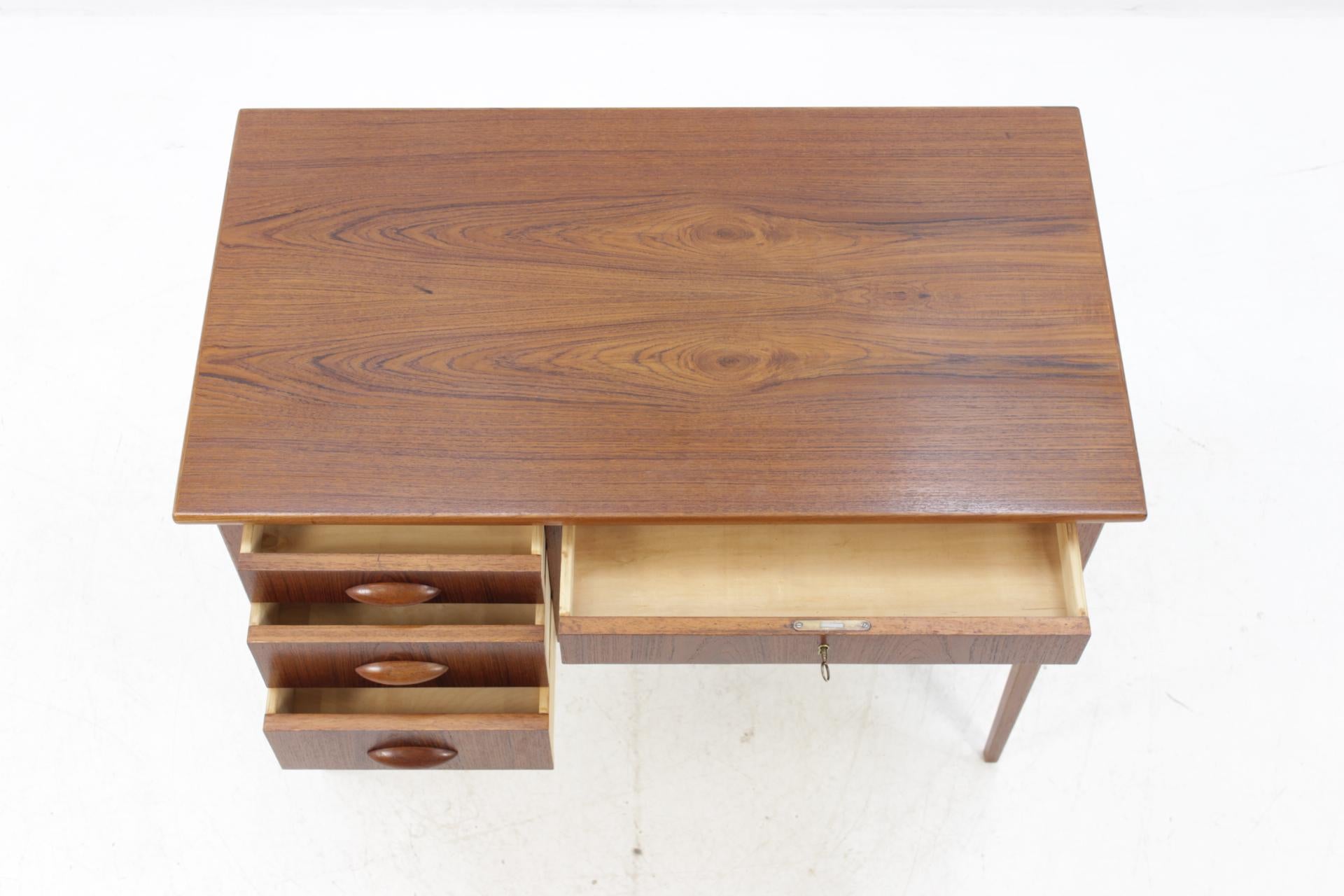 Mid-20th Century 1960s Danish Teak Writing Desk