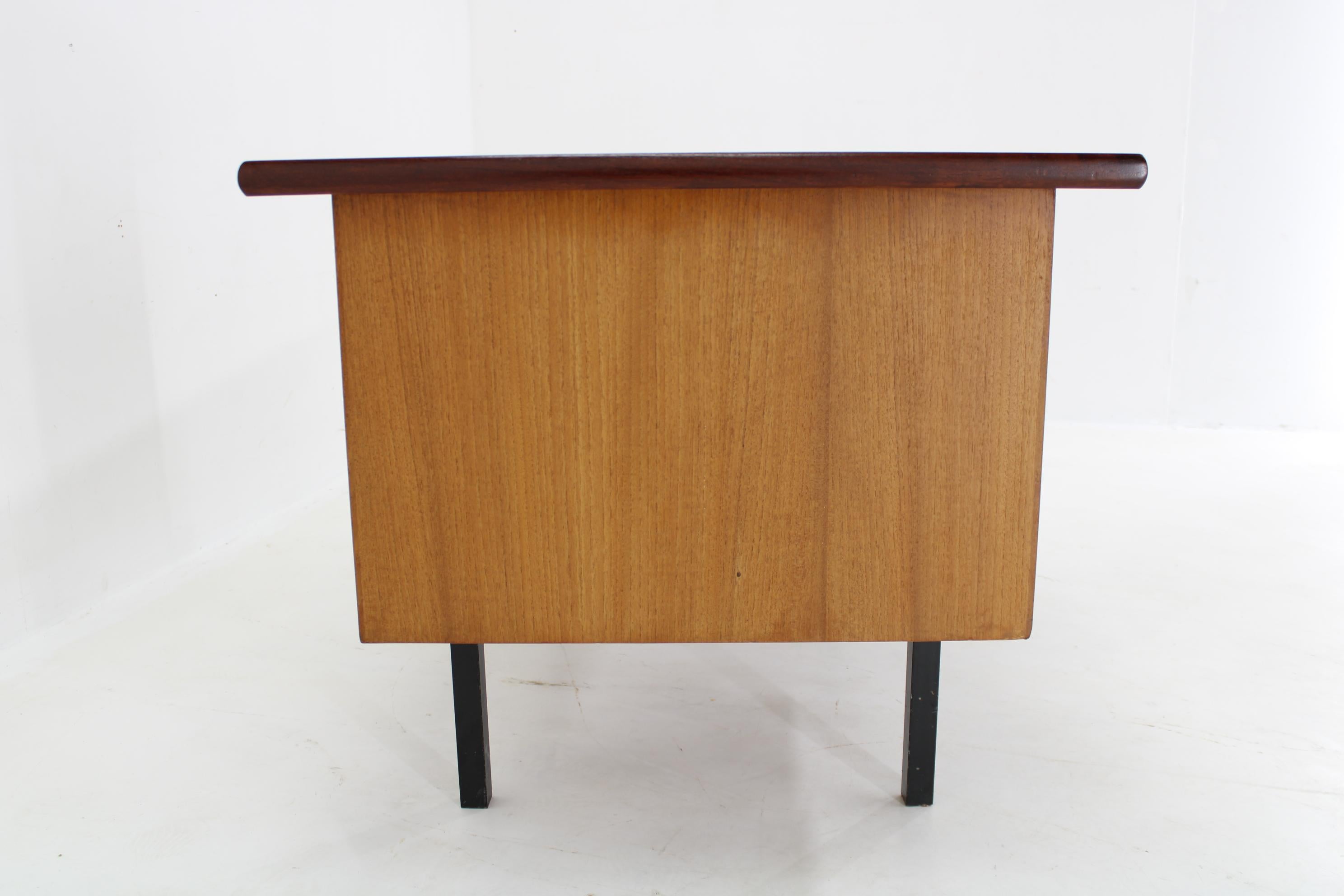 1960s Danish Teak Writing Desk For Sale 1