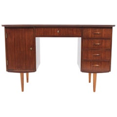 1960s Danish Teak Writing Desk