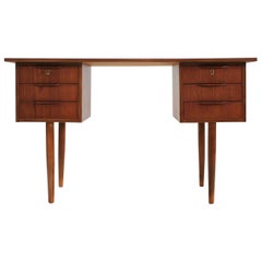1960s Danish Teak Writing Desk