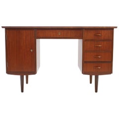 1960s Danish Teak Writing Desk