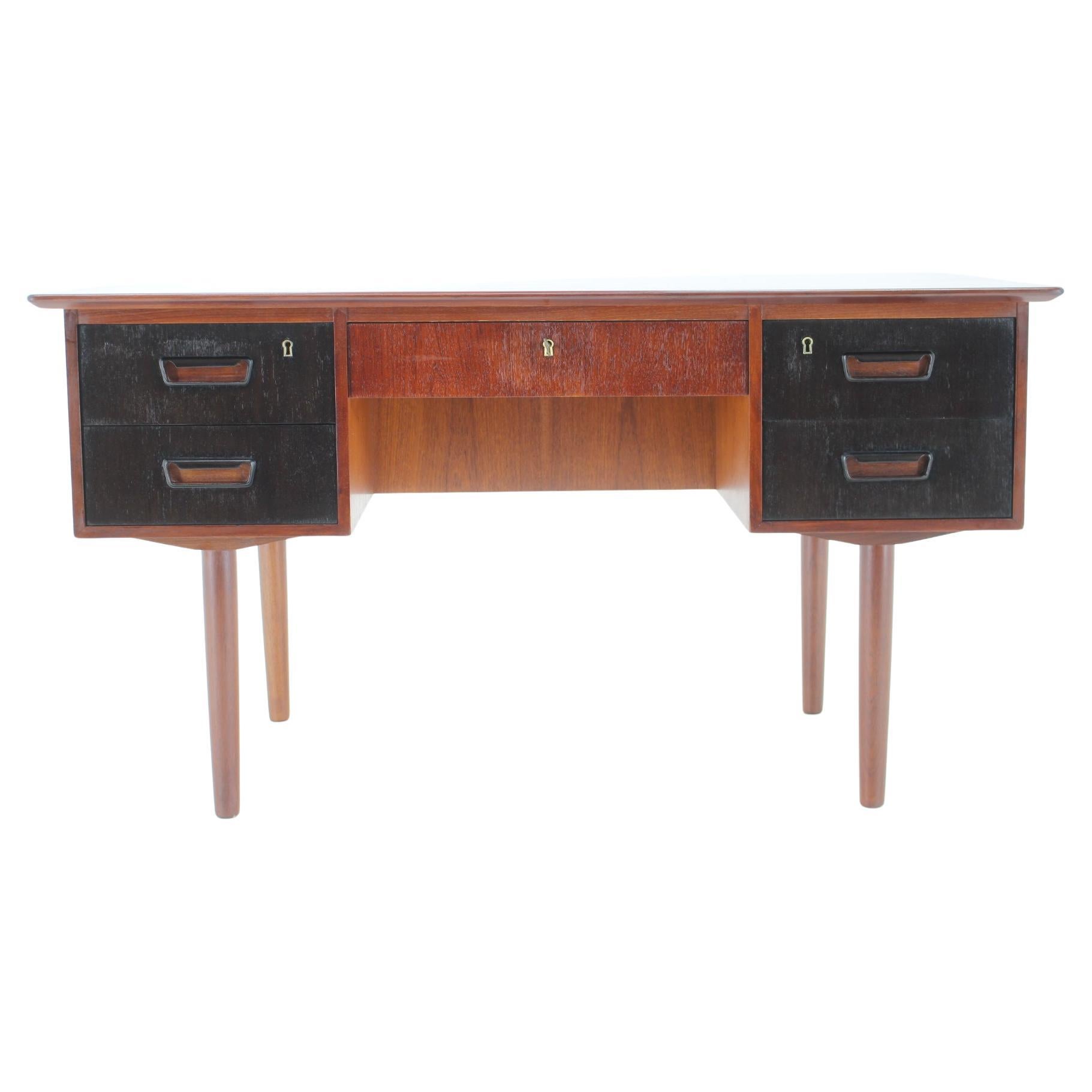 1960s Danish Teak Writing Desk 