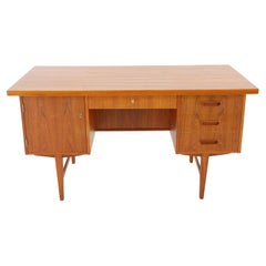 Vintage 1960s Danish Teak Writing Desk