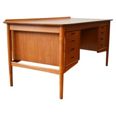 1960s Danish Teakwood Desk by Arne Vodder