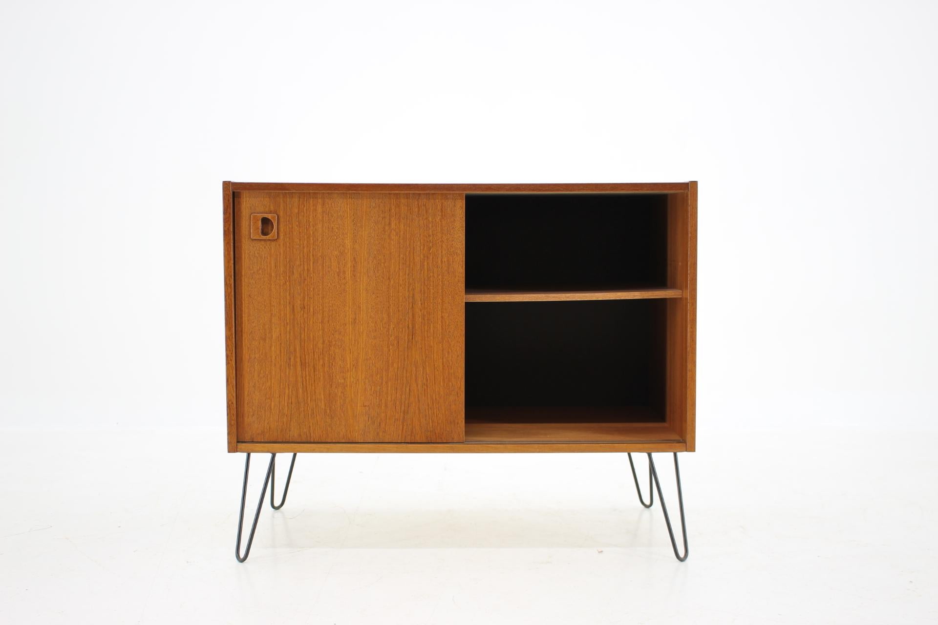 Mid-Century Modern 1960s Danish Upcycled Teak Cabinet