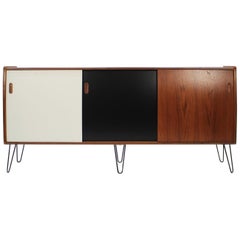 Vintage 1960s Danish Upcycled Teak Sideboard