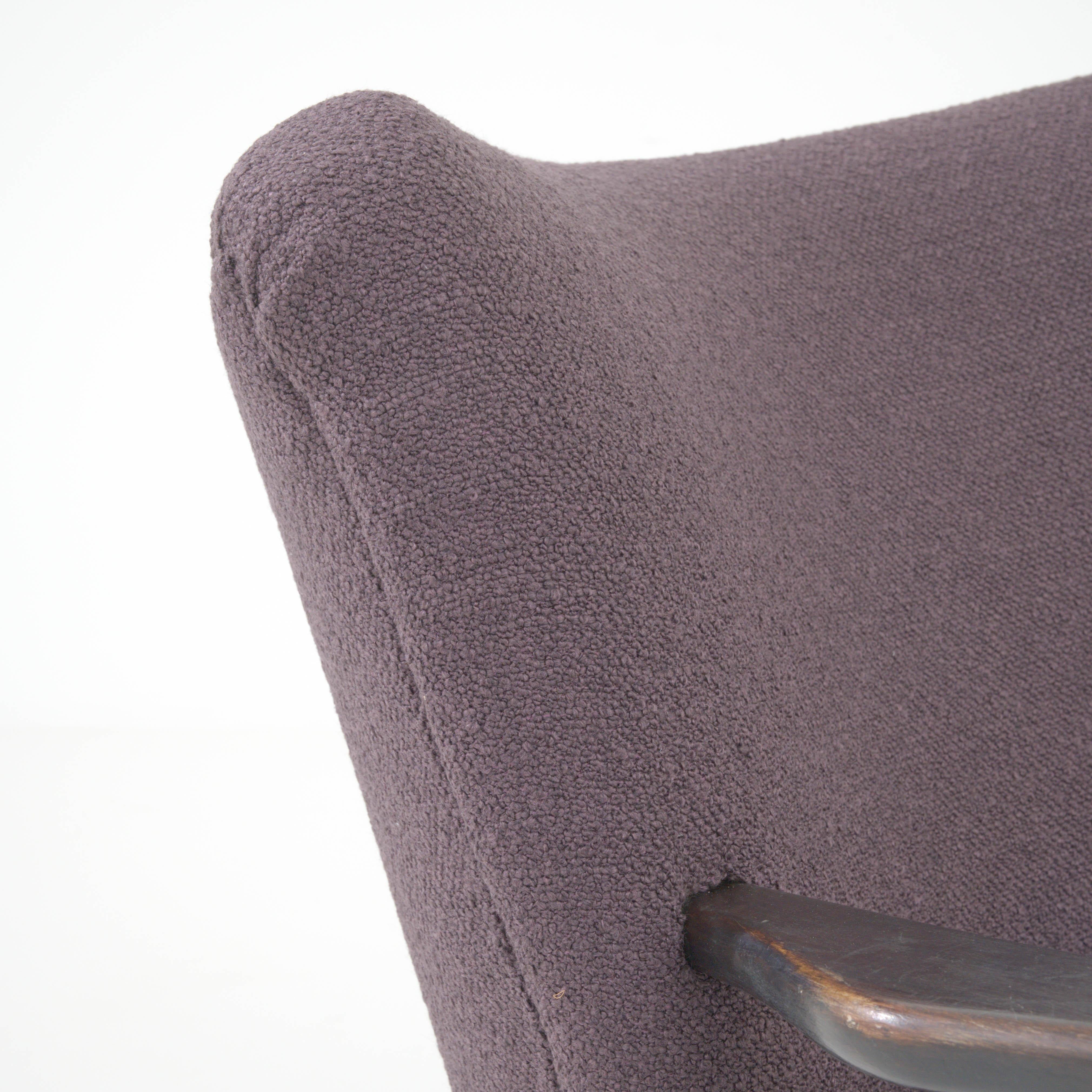 1960s Danish Upholstered Armchair For Sale 5