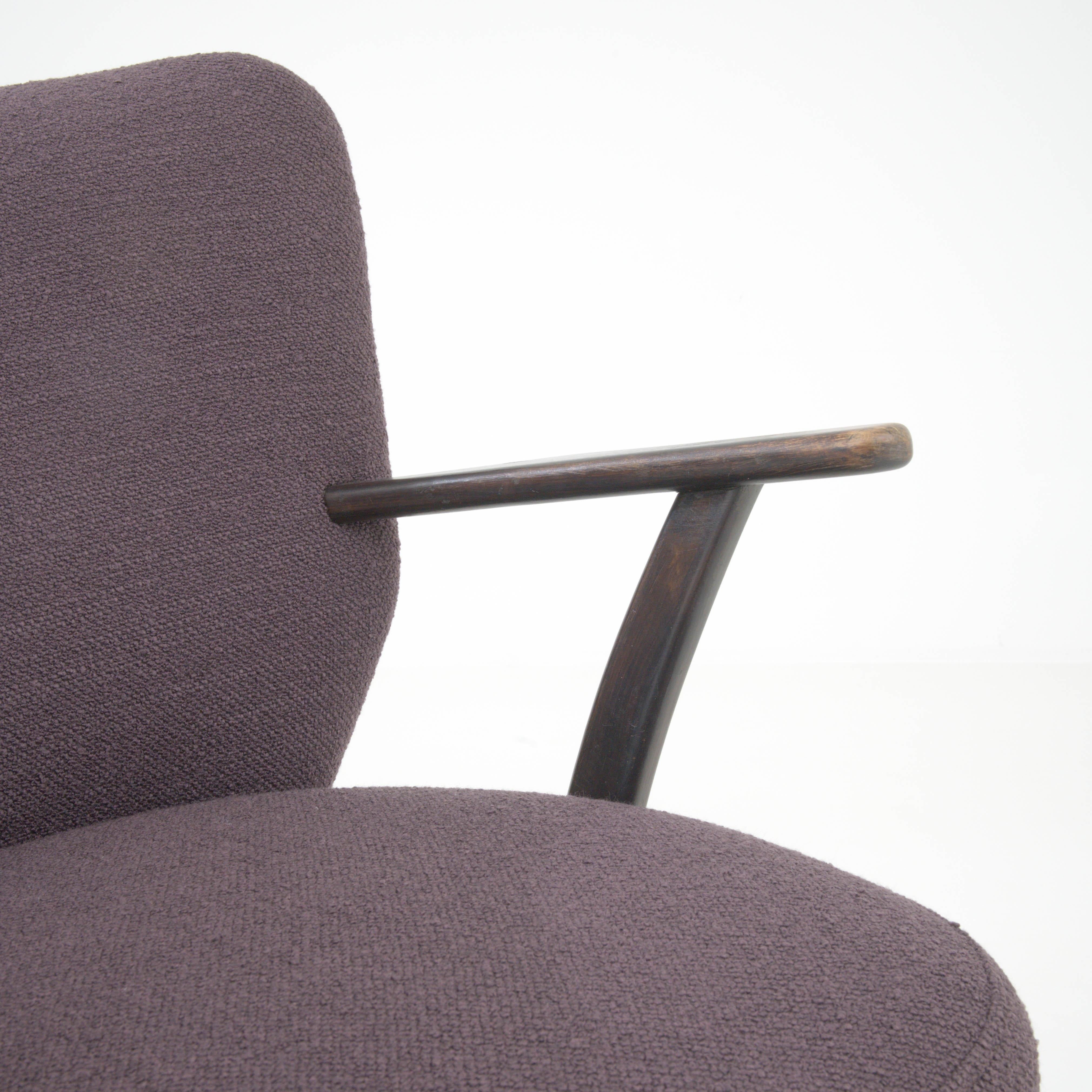 1960s Danish Upholstered Armchair For Sale 6