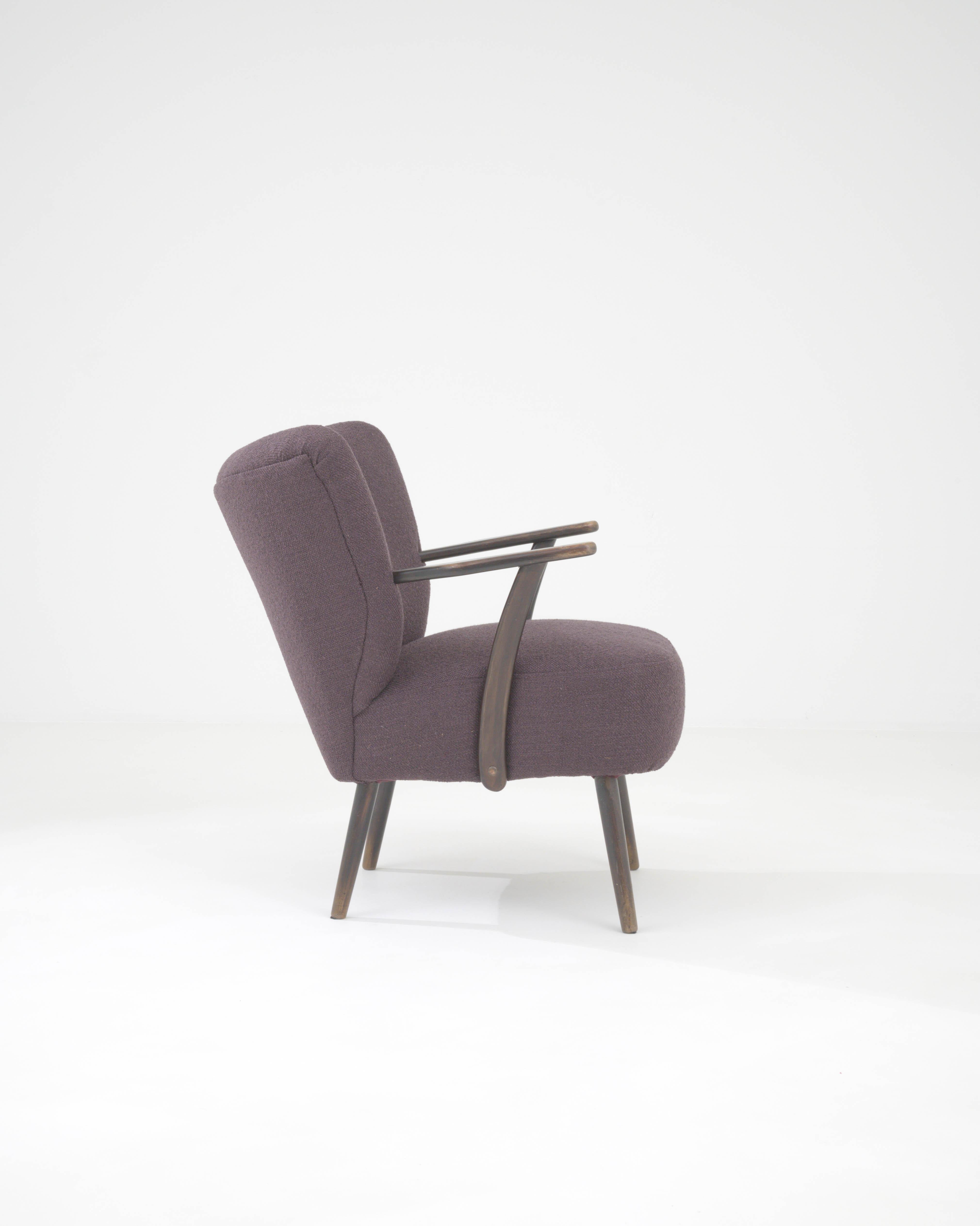 20th Century 1960s Danish Upholstered Armchair For Sale