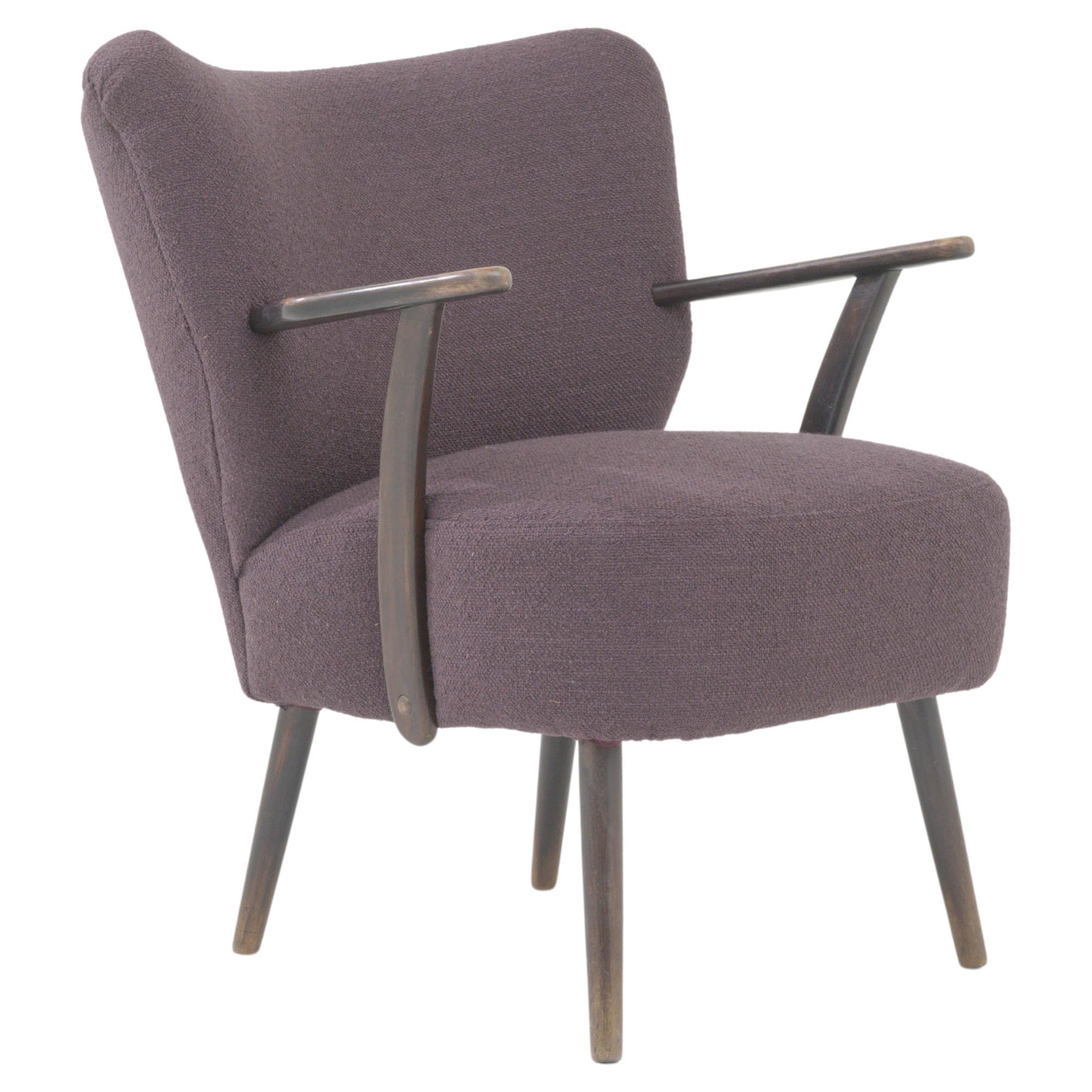1960s Danish Upholstered Armchair For Sale