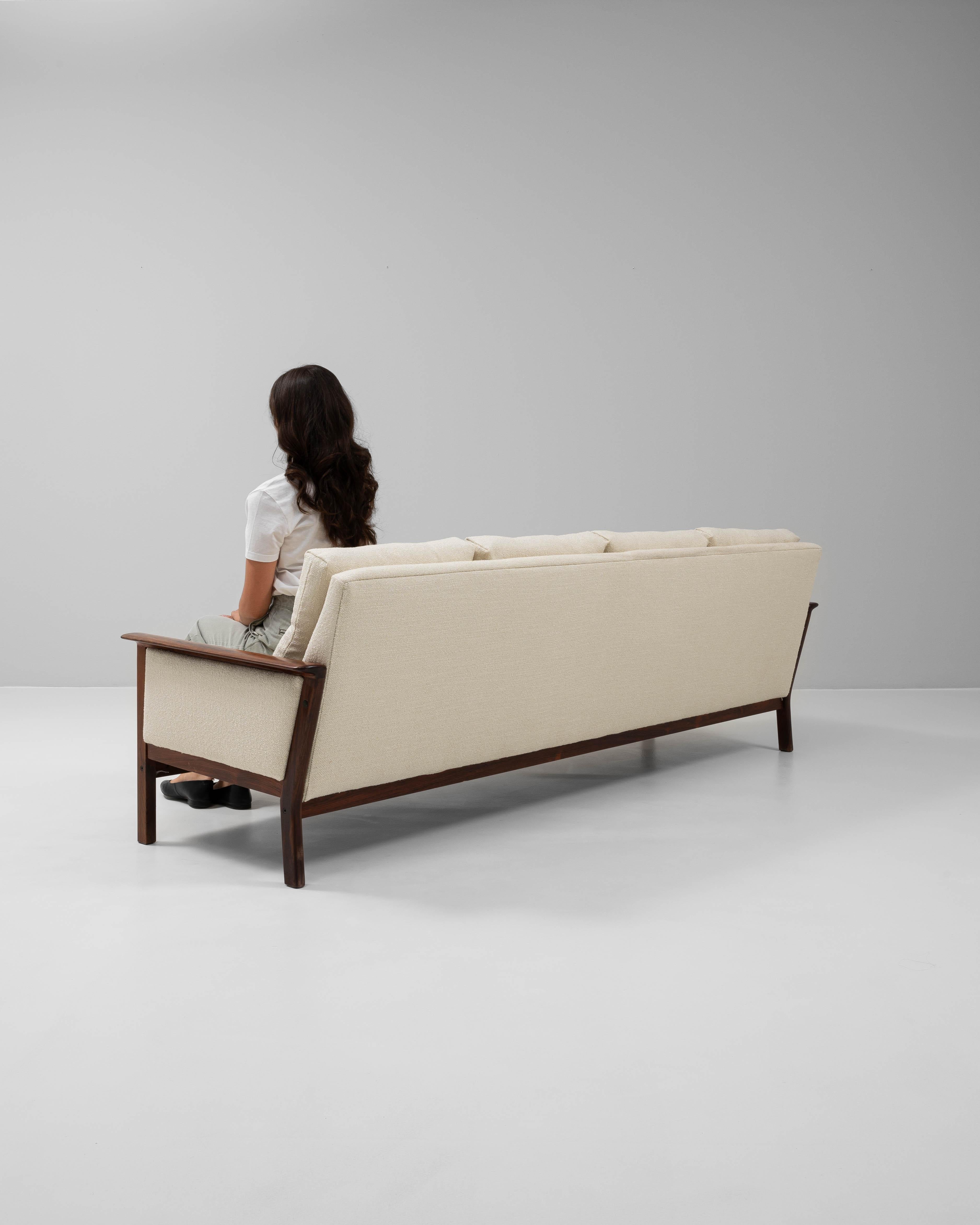 1960s Danish Upholstered Sofa By Hans Olsen im Angebot 2