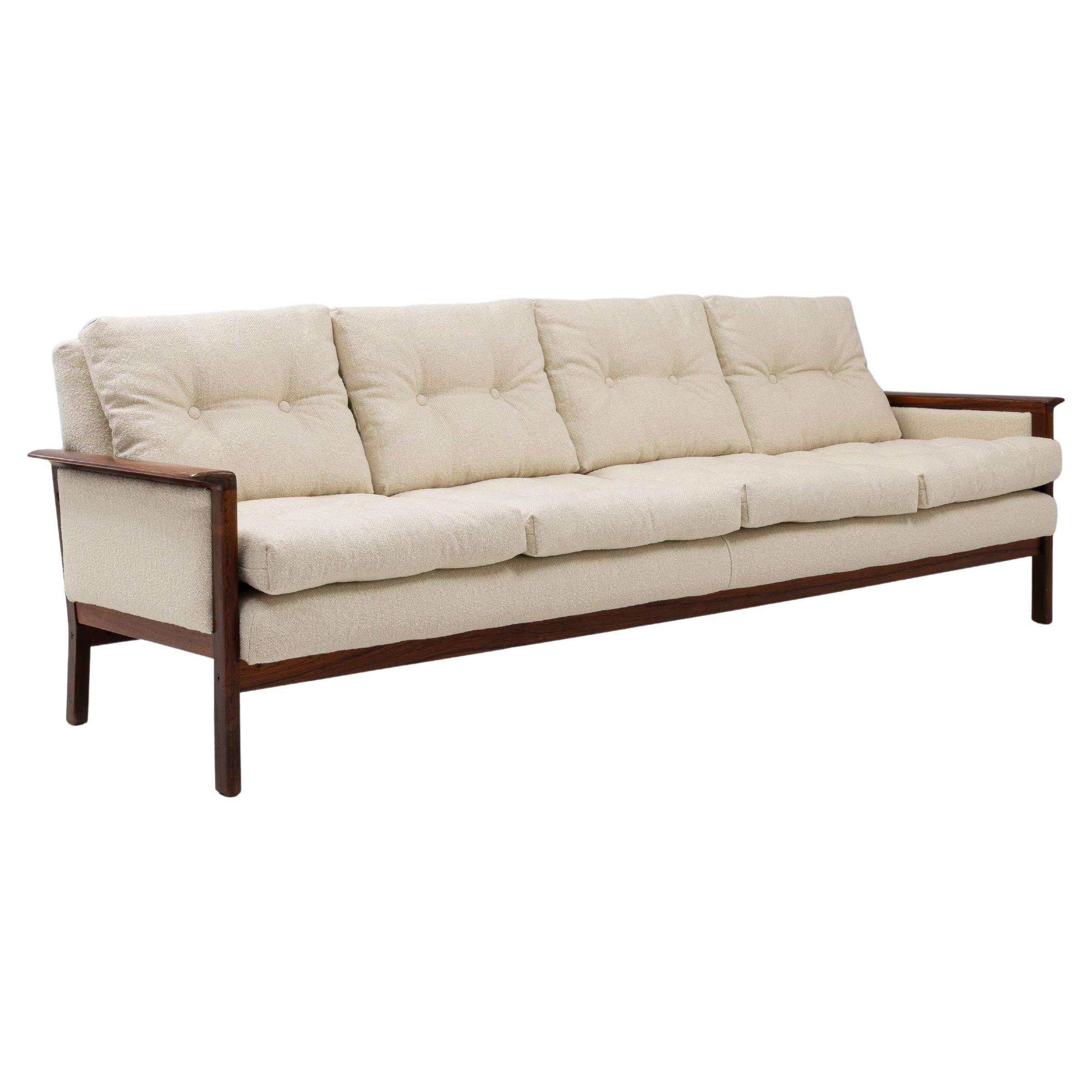 1960s Danish Upholstered Sofa By Hans Olsen im Angebot