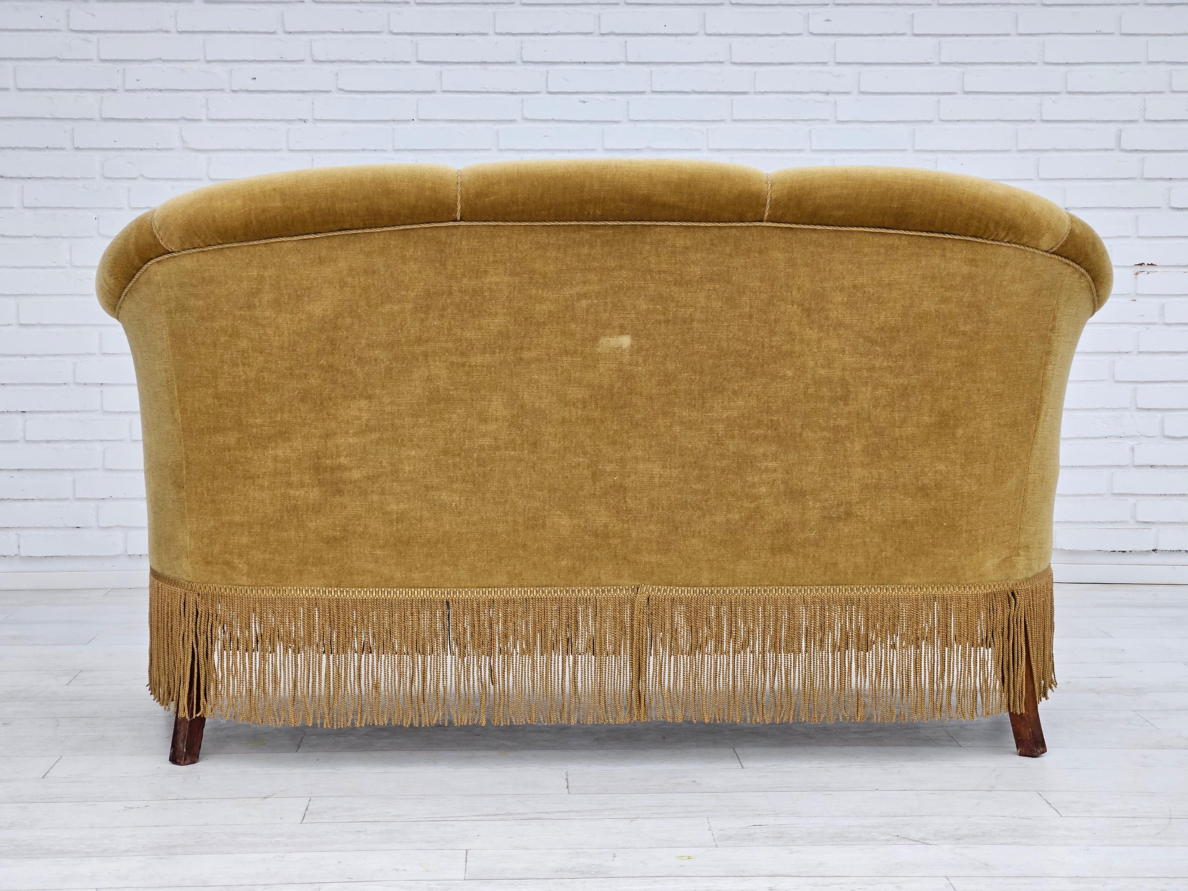 1960s, Danish vintage 2 seater sofa, original very good condition. For Sale 1