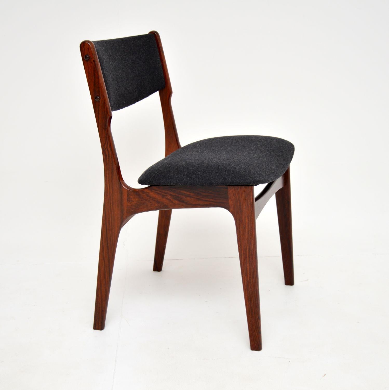 Mid-Century Modern 1960's Danish Vintage Chair by Erik Buch For Sale